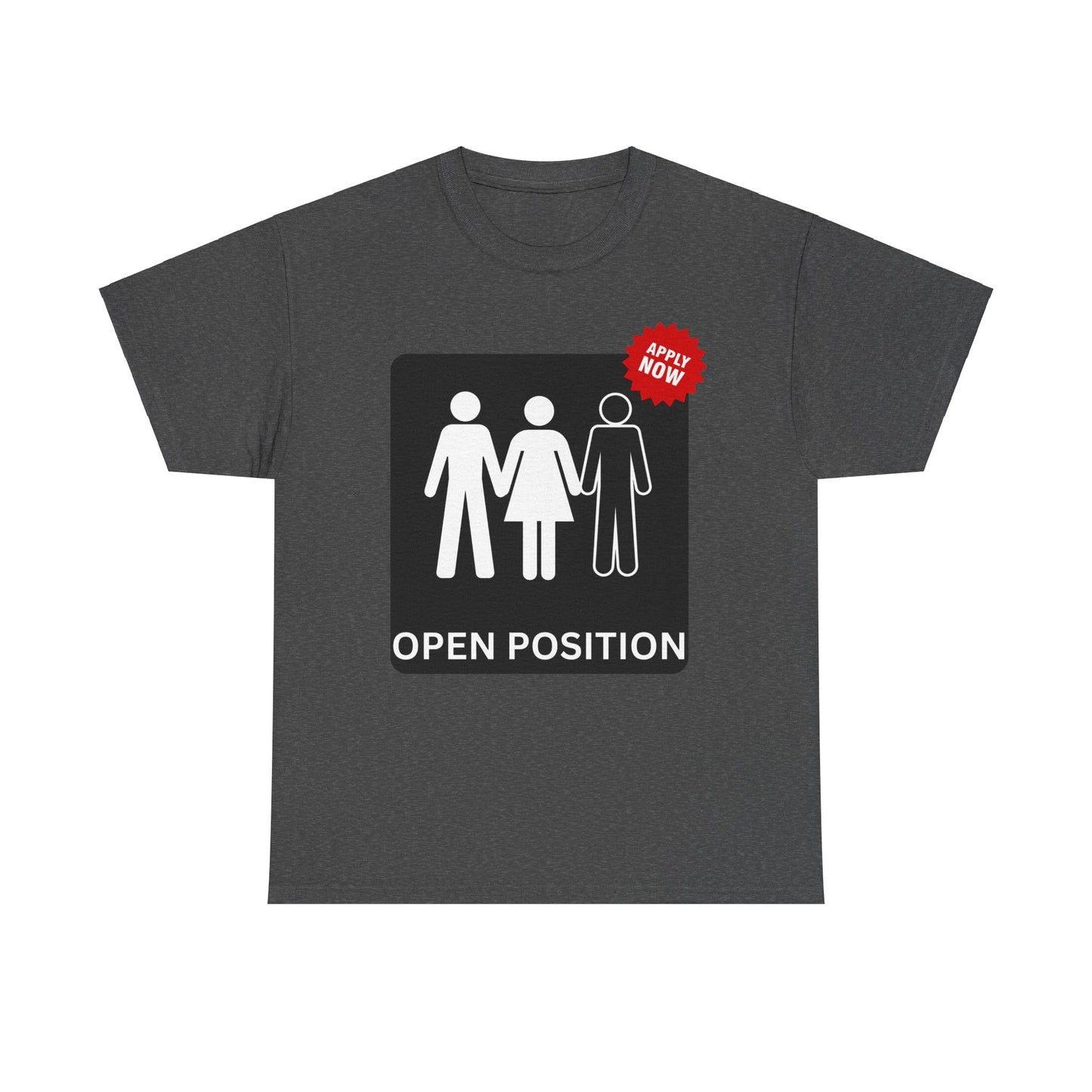Open Position Unisex Heavy Cotton Tee