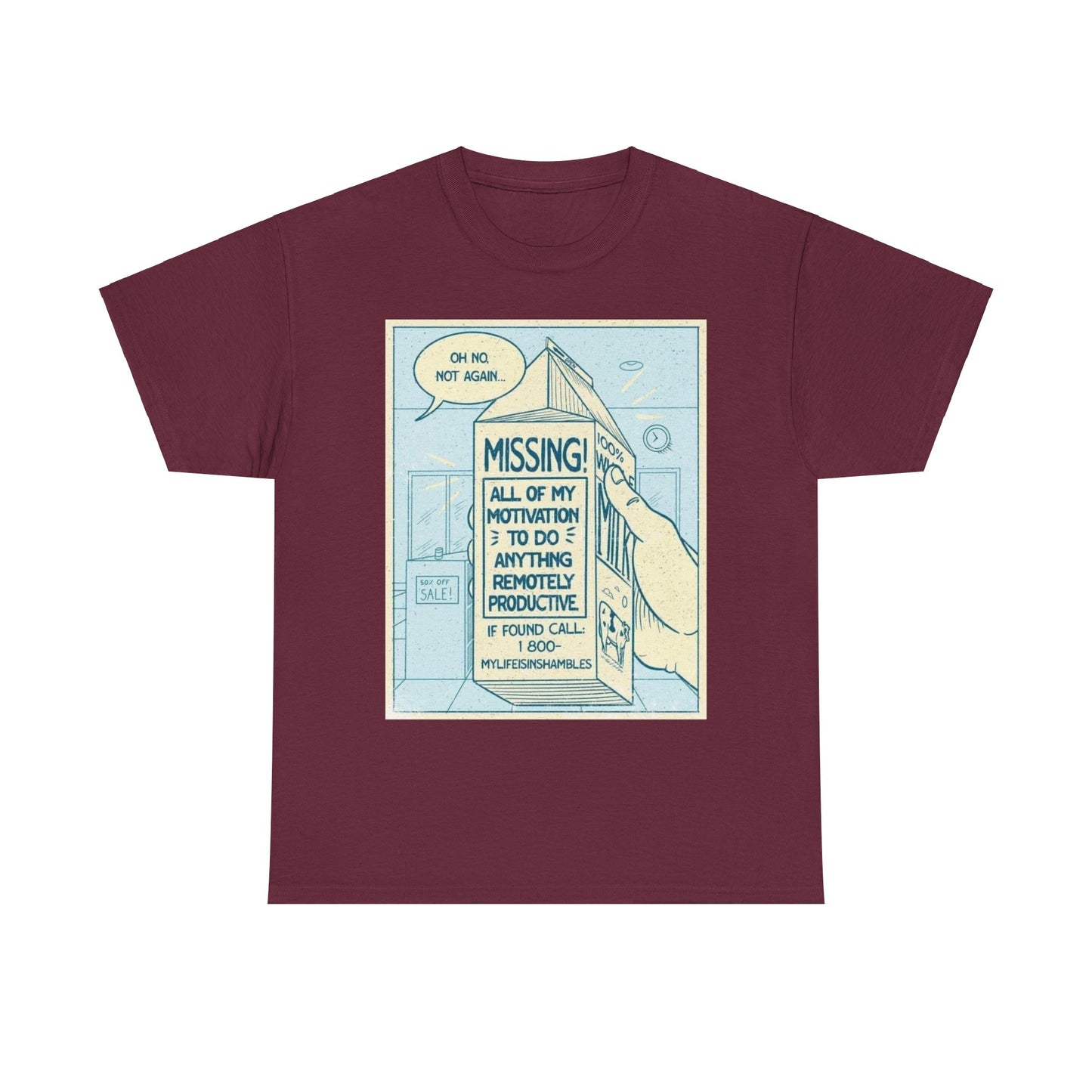 Missing Unisex Heavy Cotton Tee