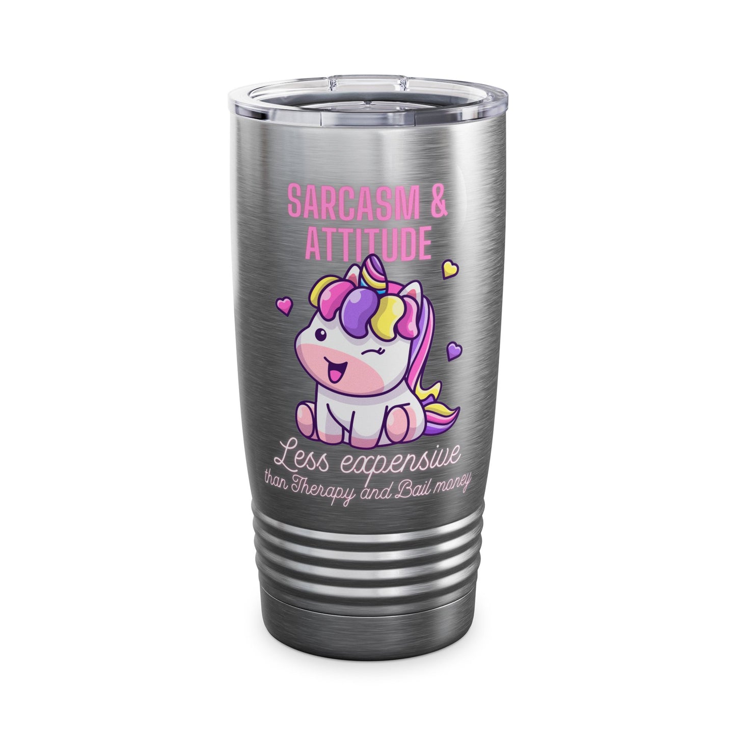 Sarcasm & attitude Ringneck Tumbler, 20oz