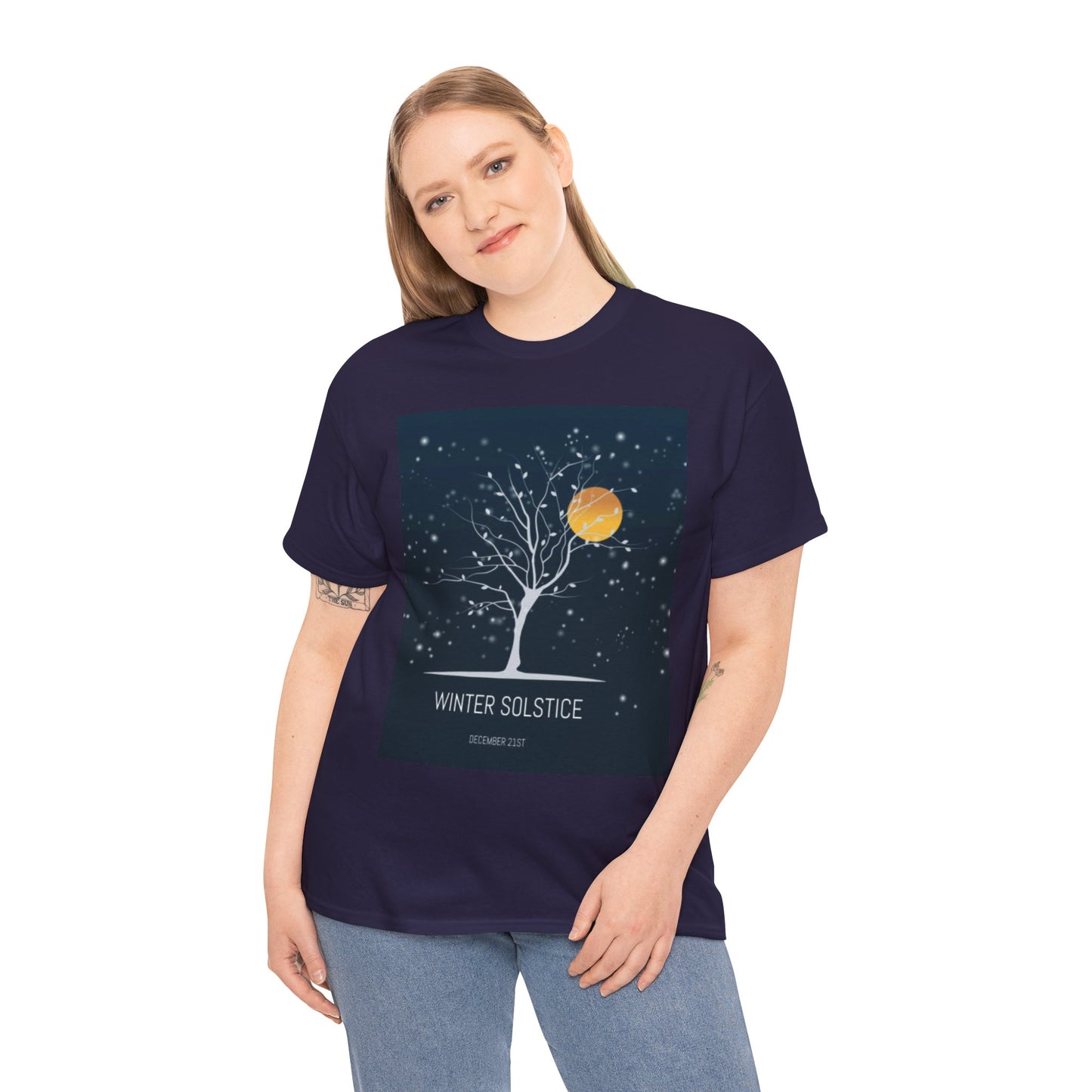 Winter Solstice Unisex Heavy Cotton Tee