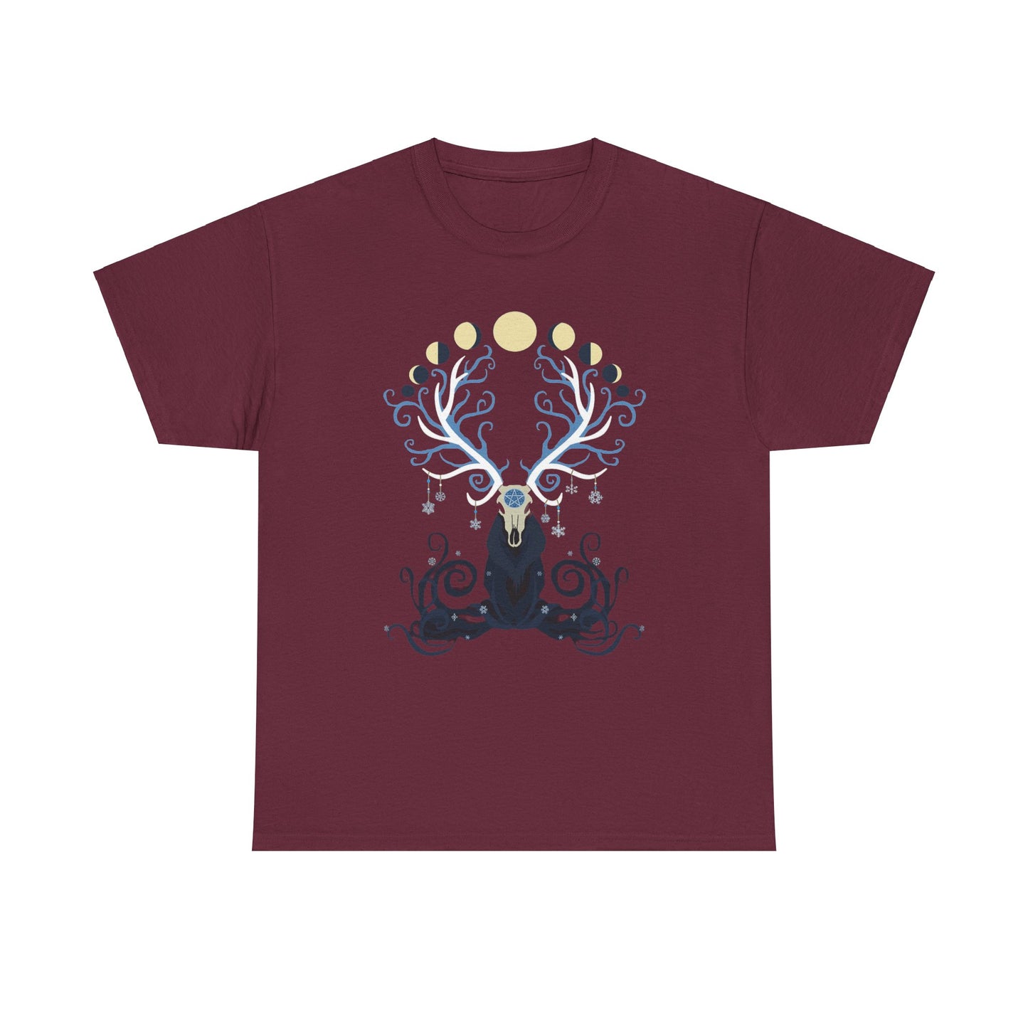 Deer Moon Unisex Heavy Cotton Tee