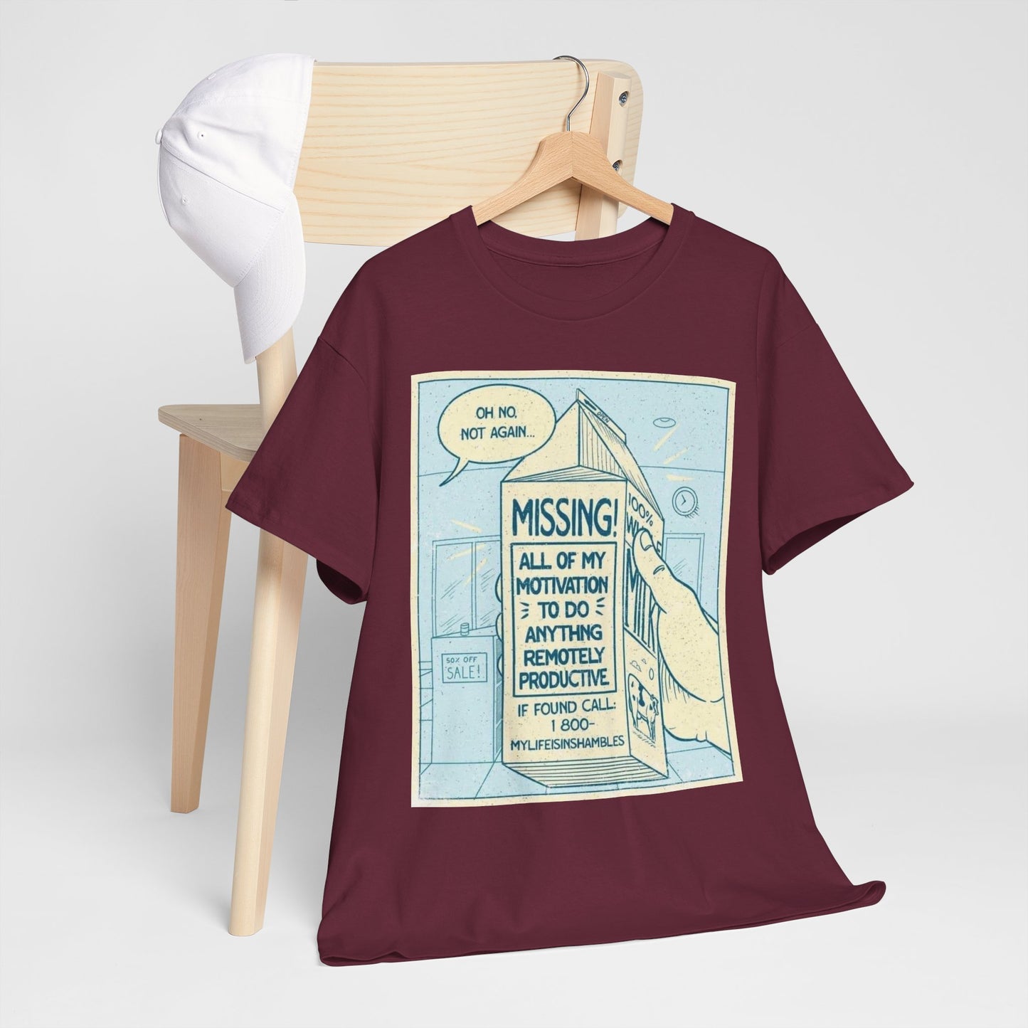 Missing Unisex Heavy Cotton Tee