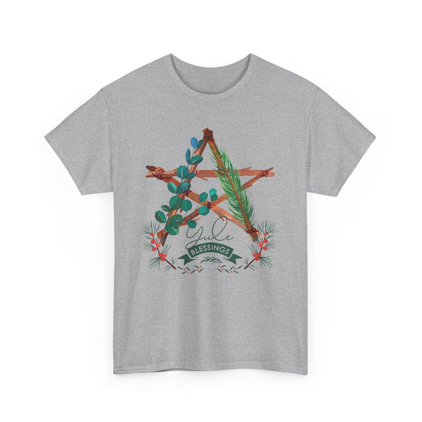 Yule Blessings Unisex Heavy Cotton Tee