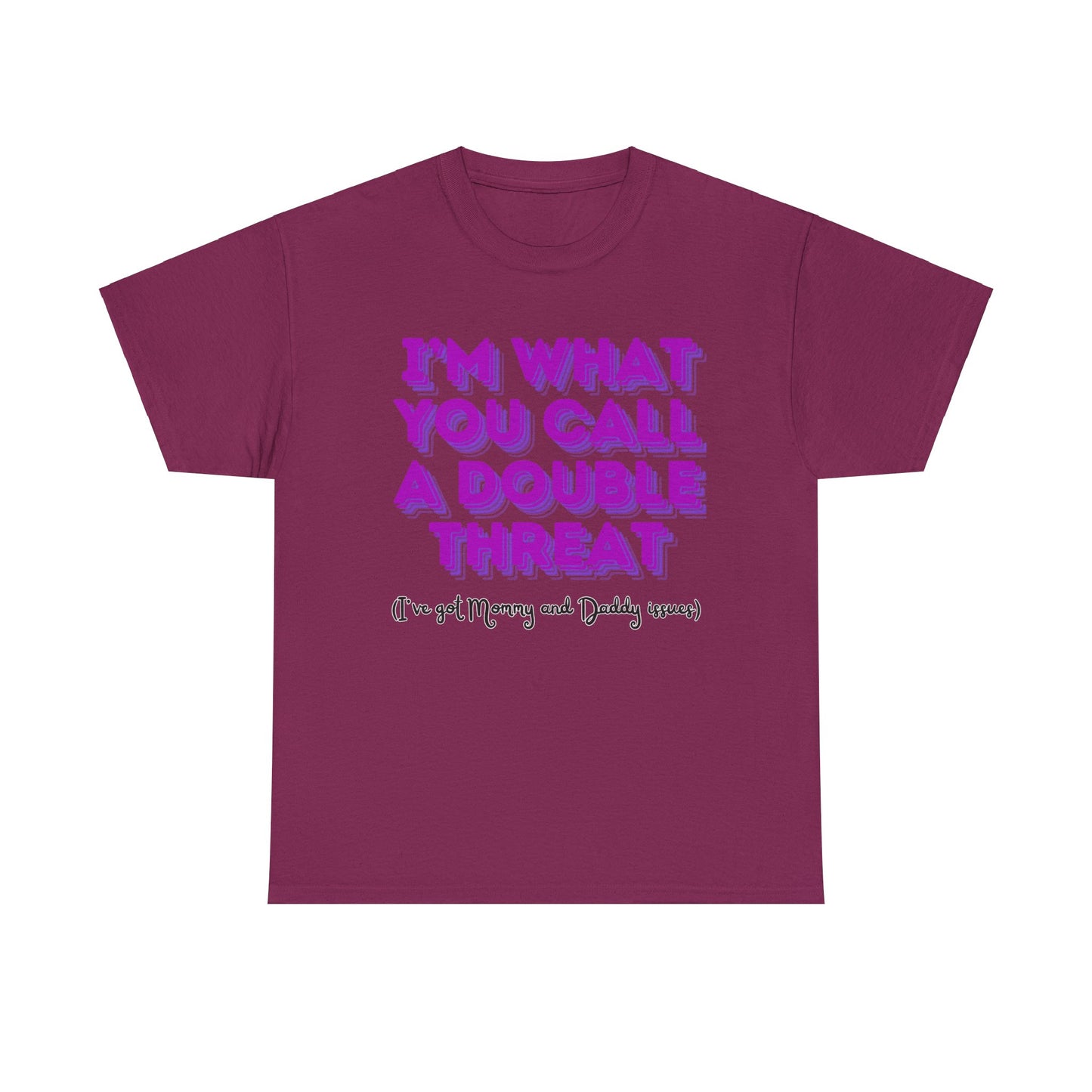 Double Threat Unisex Heavy Cotton Tee