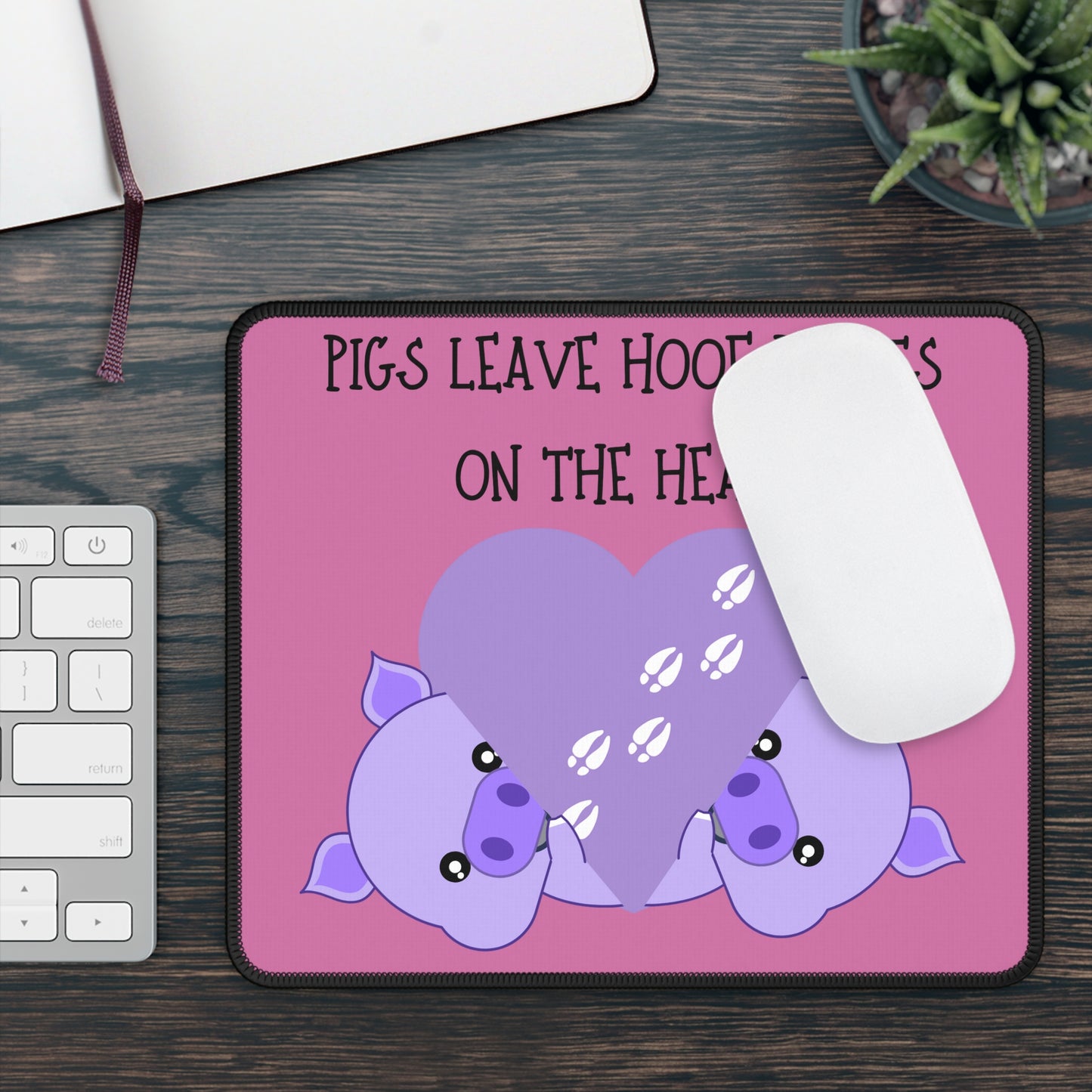 Pigs leave Gaming Mouse Pad