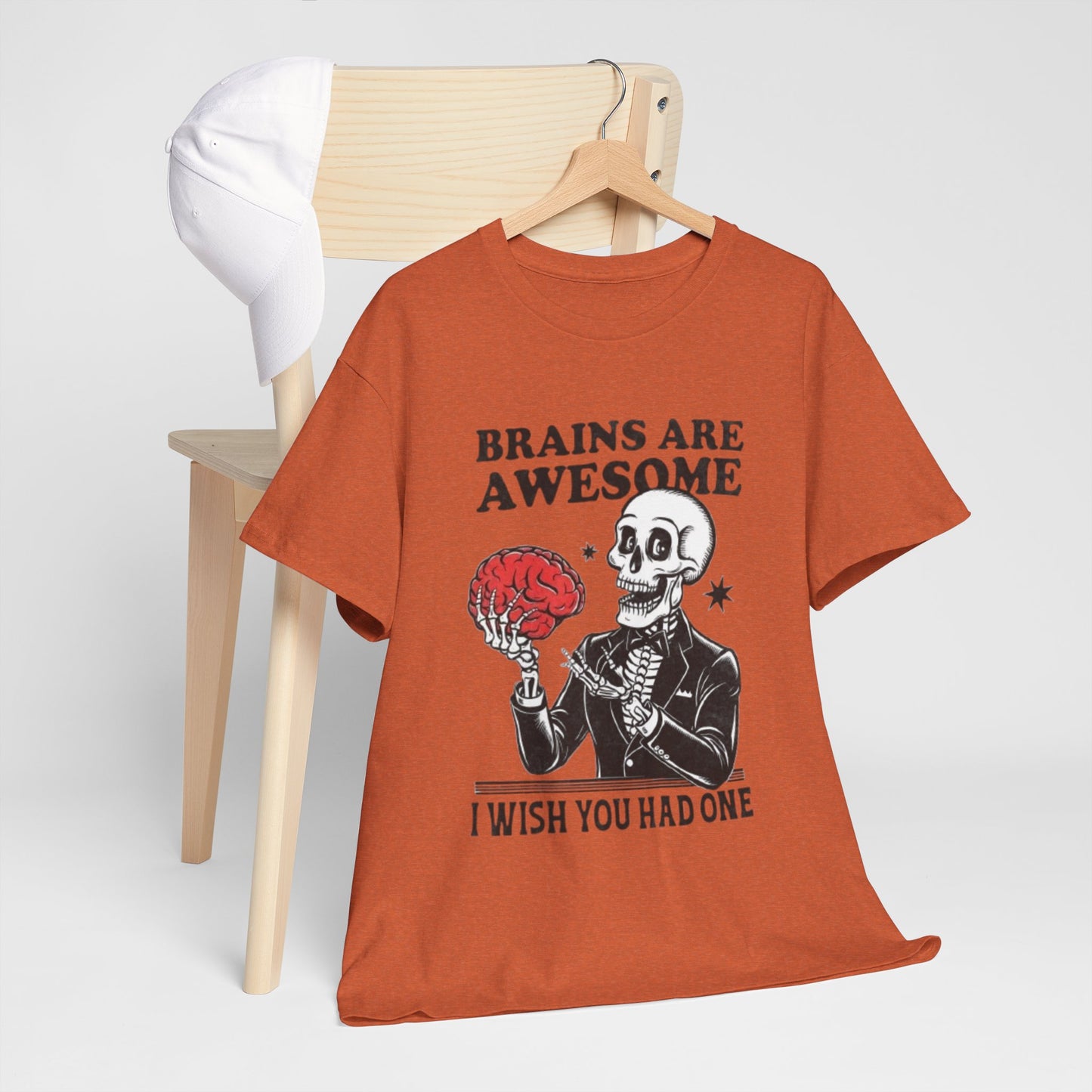 Brains Unisex Heavy Cotton Tee