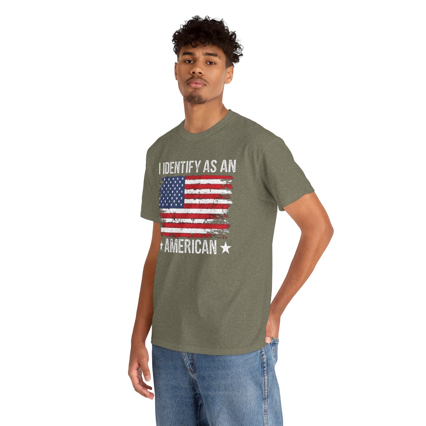 Identify as Unisex Heavy Cotton Tee