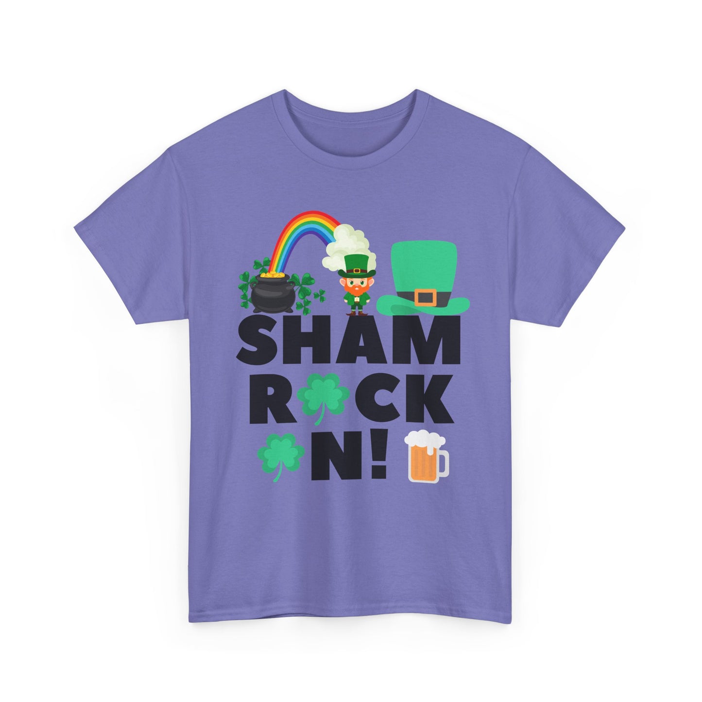 Shamrock On Unisex Heavy Cotton Tee
