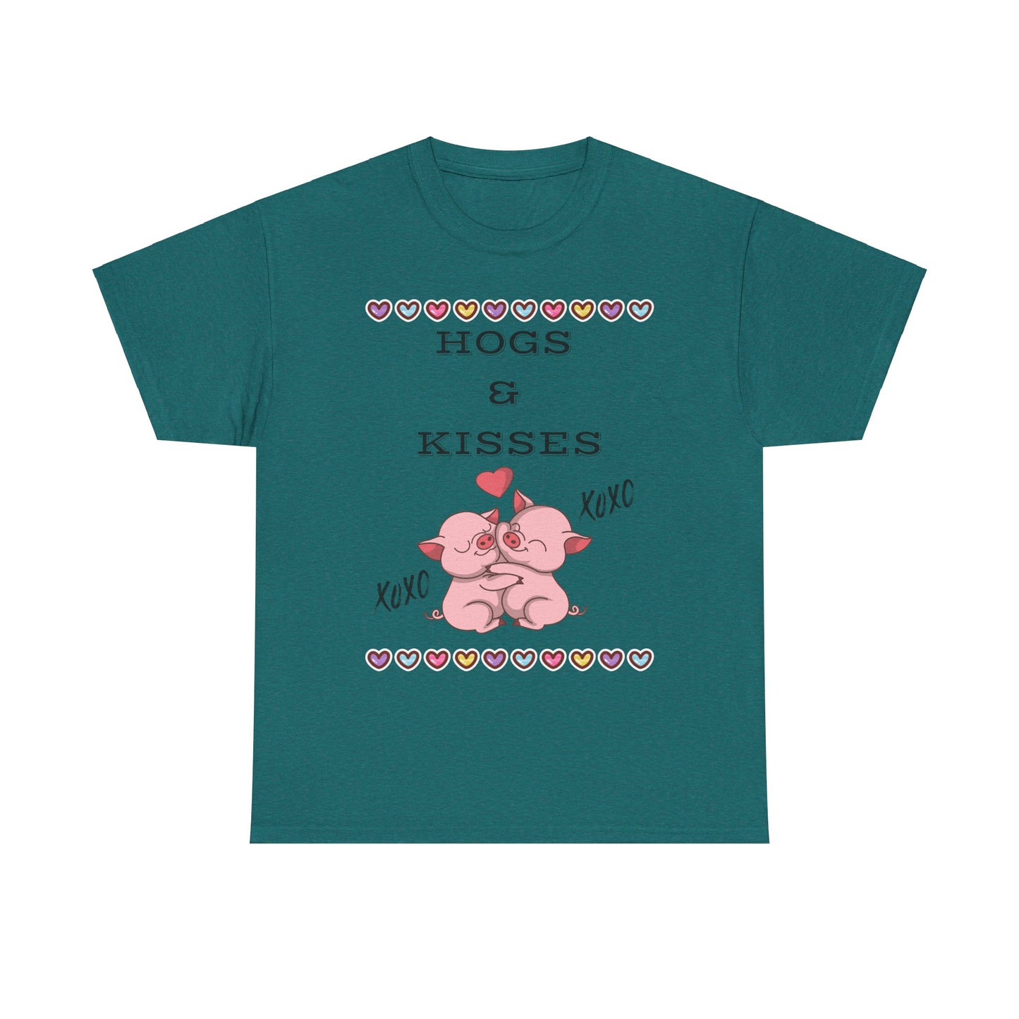Hogs & Kisses Unisex Heavy Cotton Tee