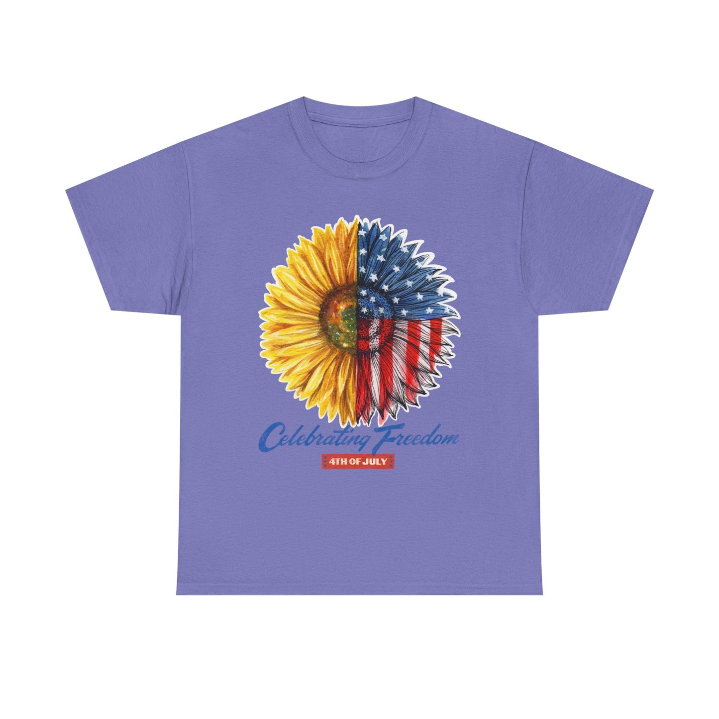 Sunflower American Flag