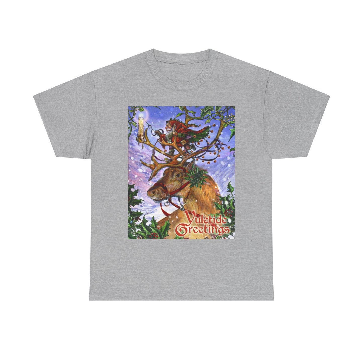 Yuletide Greetings Unisex Heavy Cotton Tee