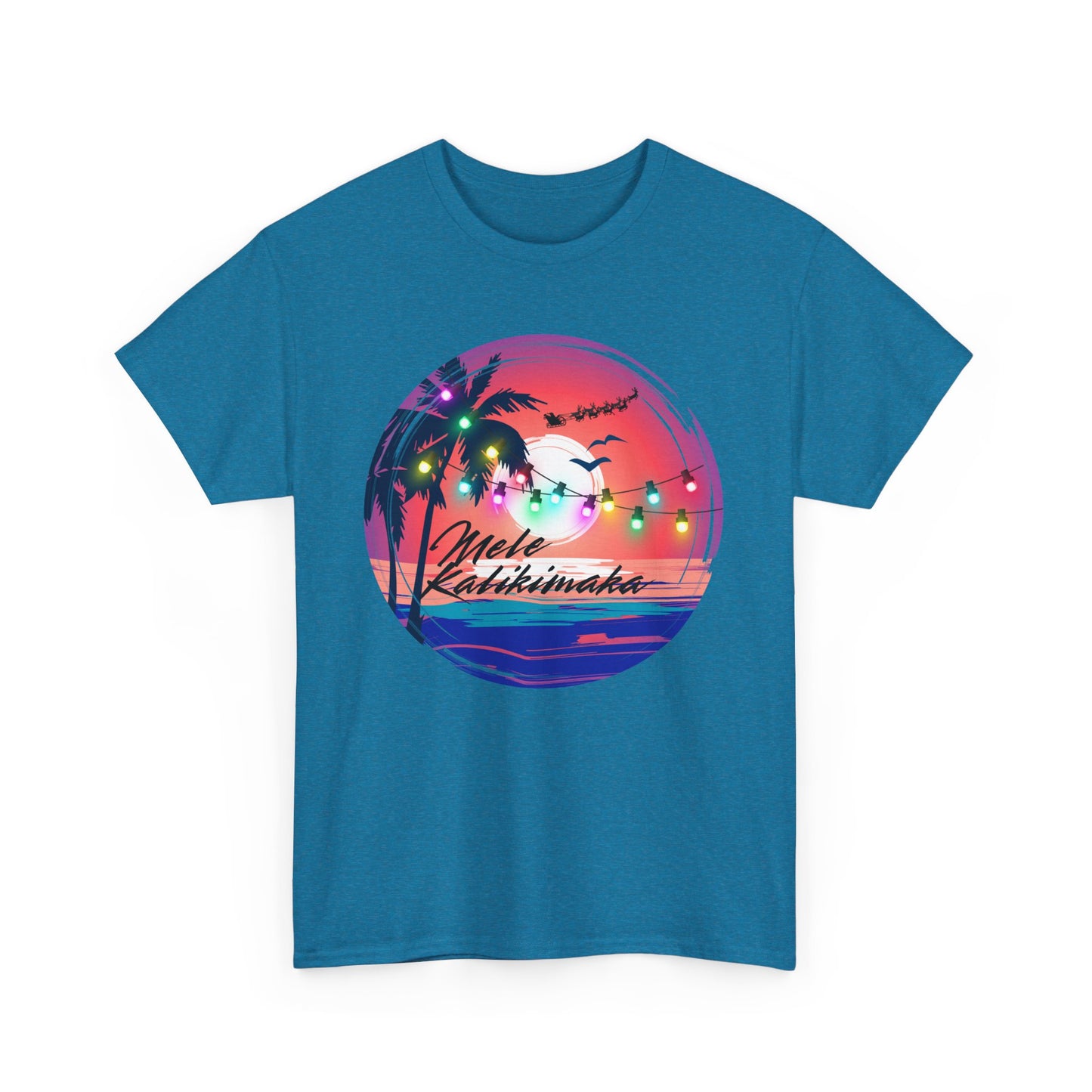 Mele Kalikimaka Unisex Heavy Cotton Tee