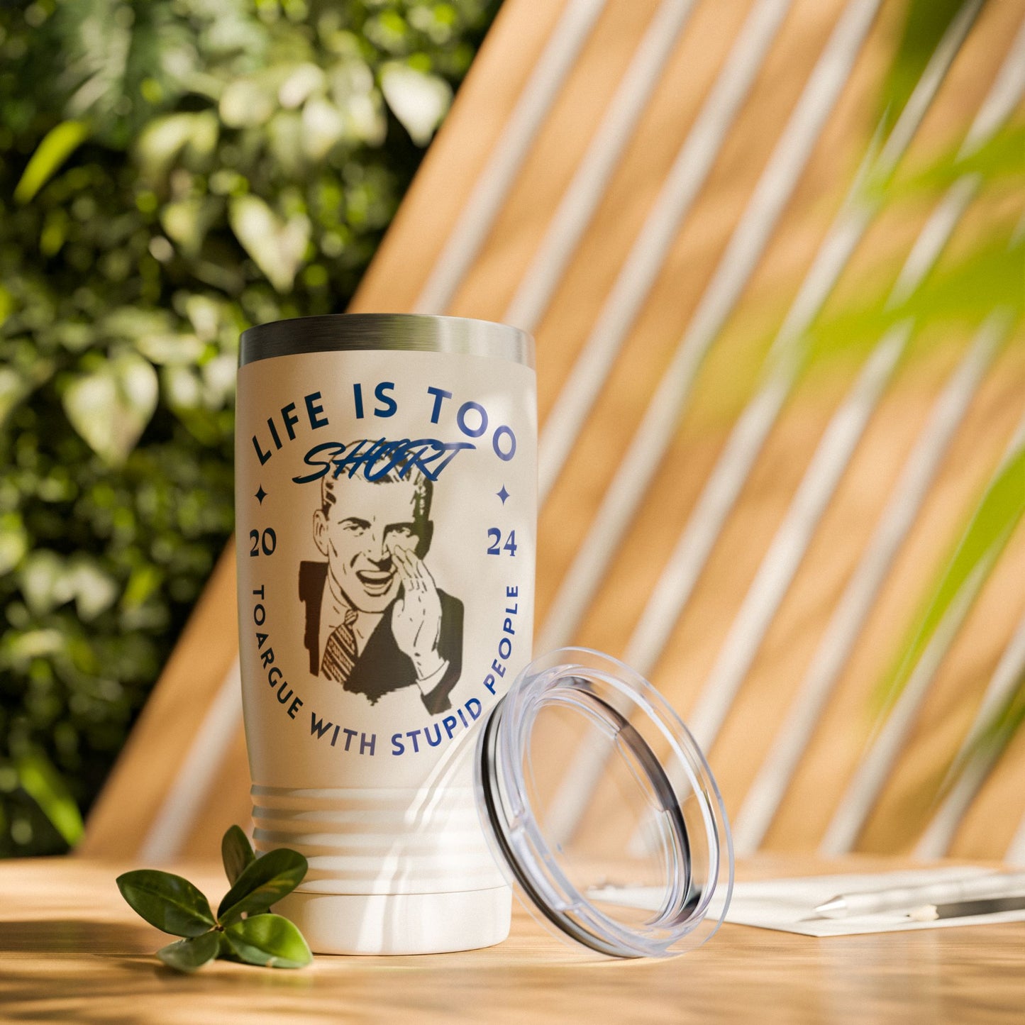 Lifes too Short Ringneck Tumbler, 20oz