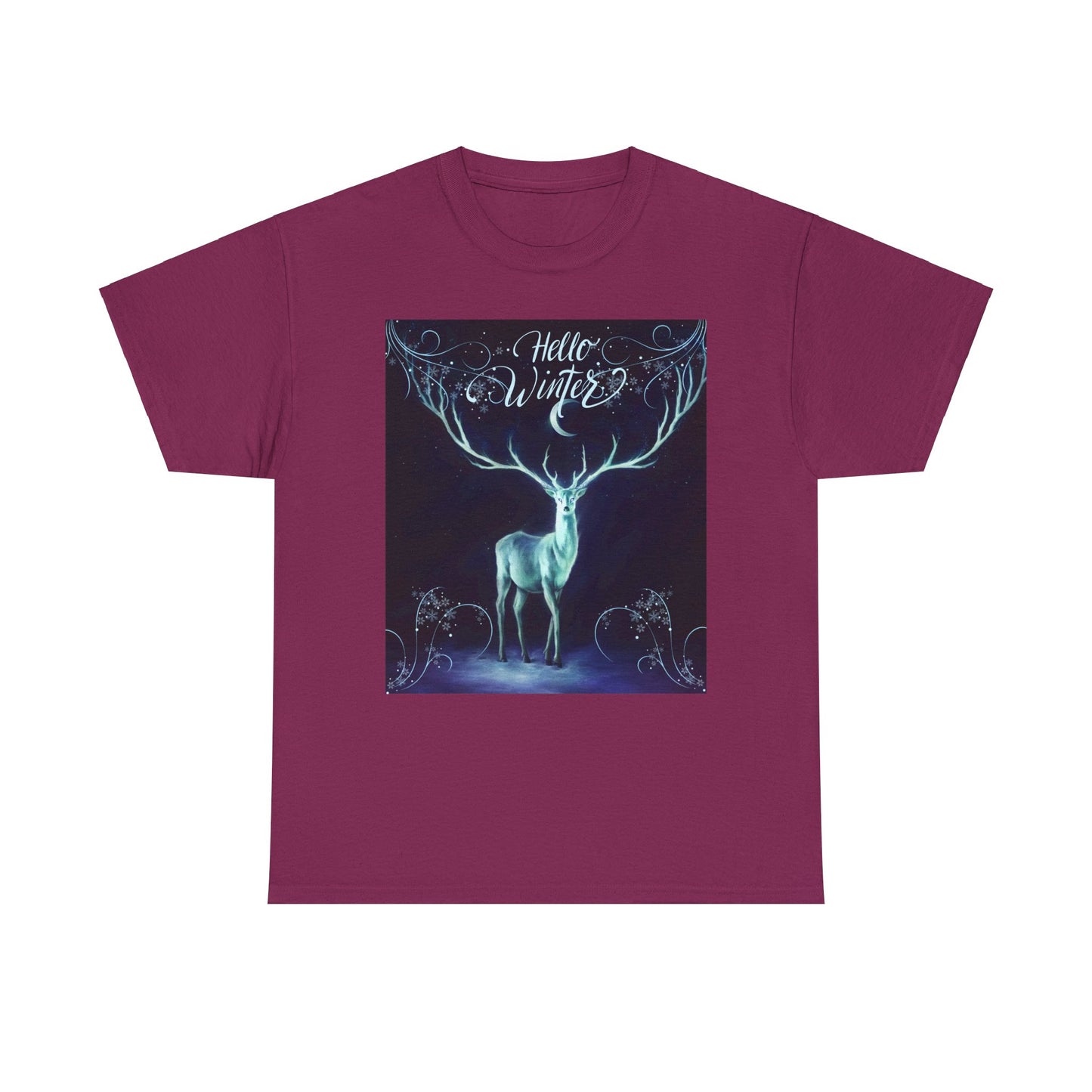 Hello Winter Unisex Heavy Cotton Tee