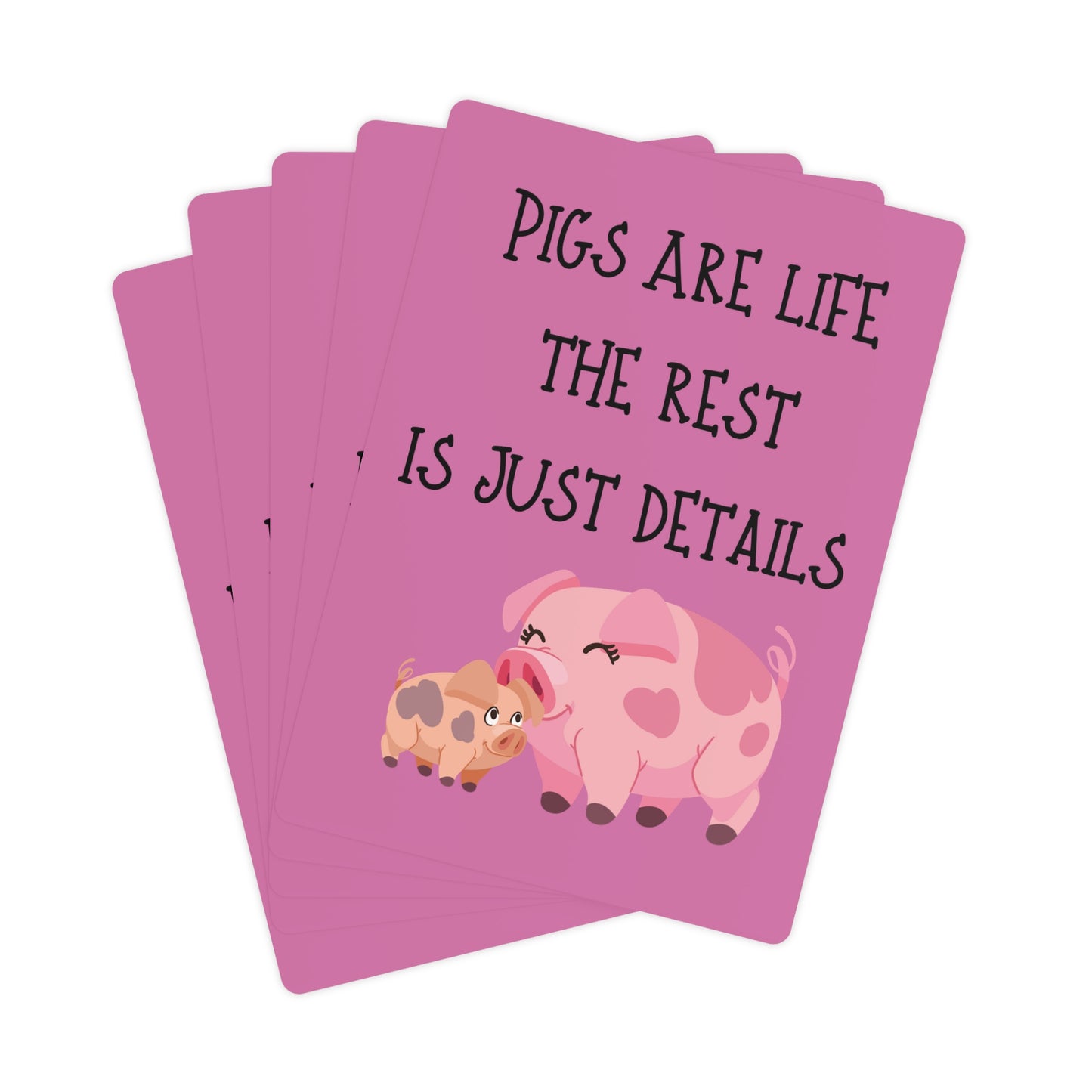 Pigs are Poker Cards