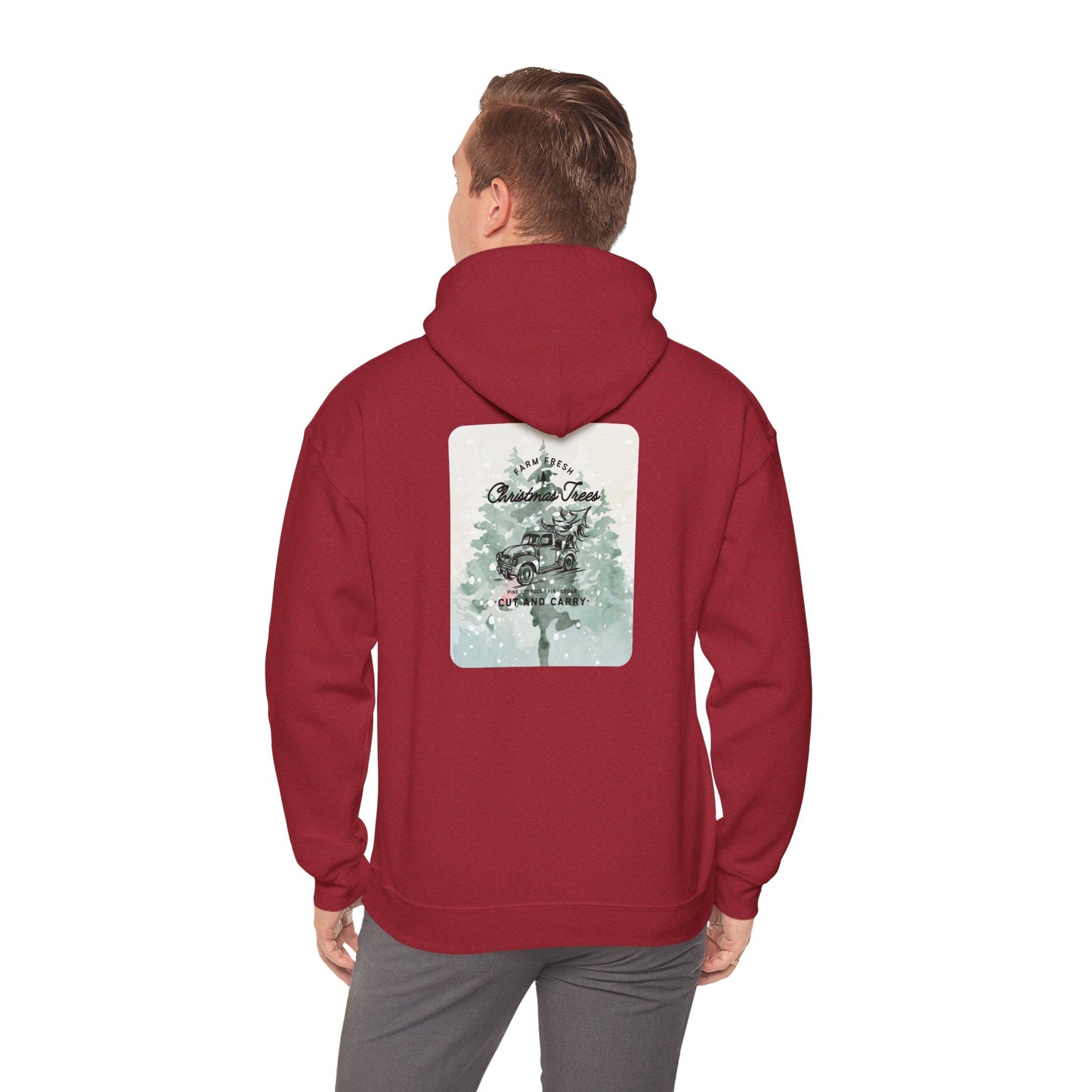 Christmas Trees Unisex Heavy Blend™ Hooded Sweatshirt