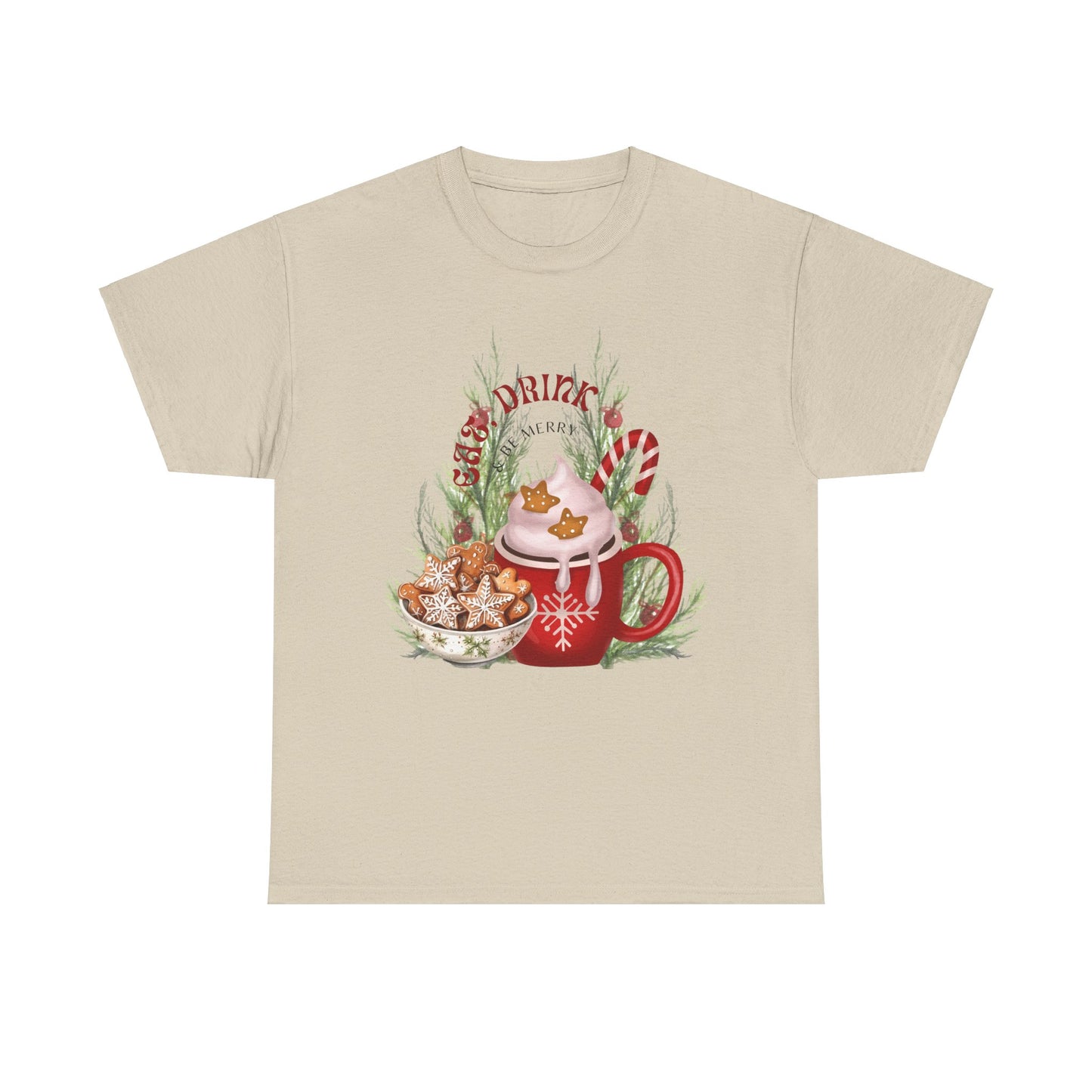 Eat, Drink Unisex Heavy Cotton Tee