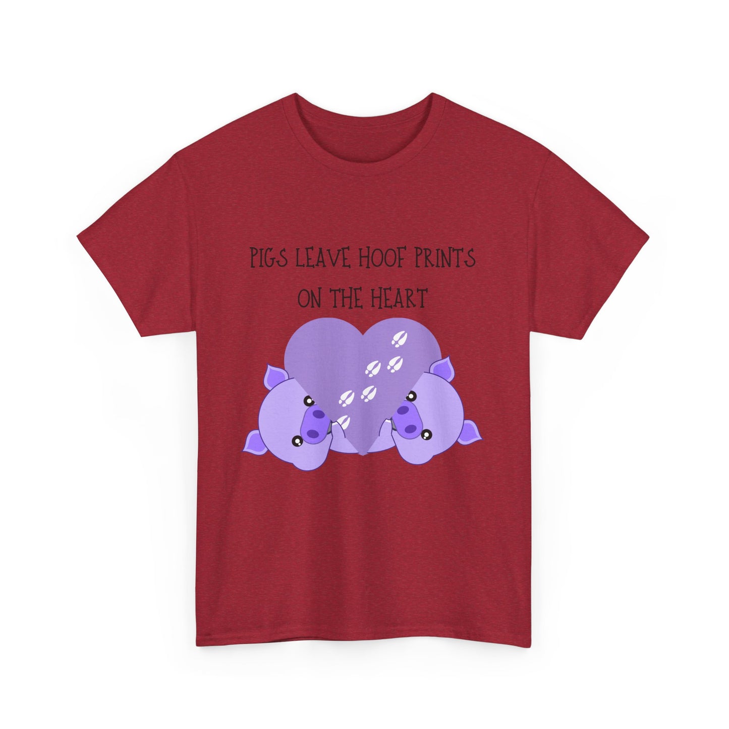 Pigs leave Unisex Heavy Cotton Tee