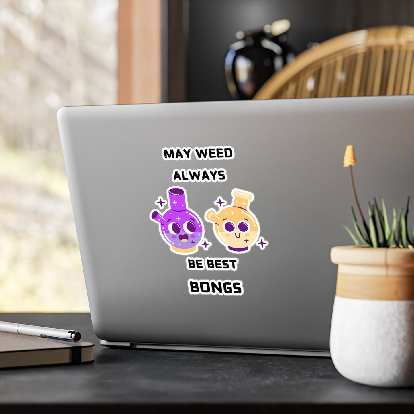 May Weed Kiss-Cut Vinyl Decals