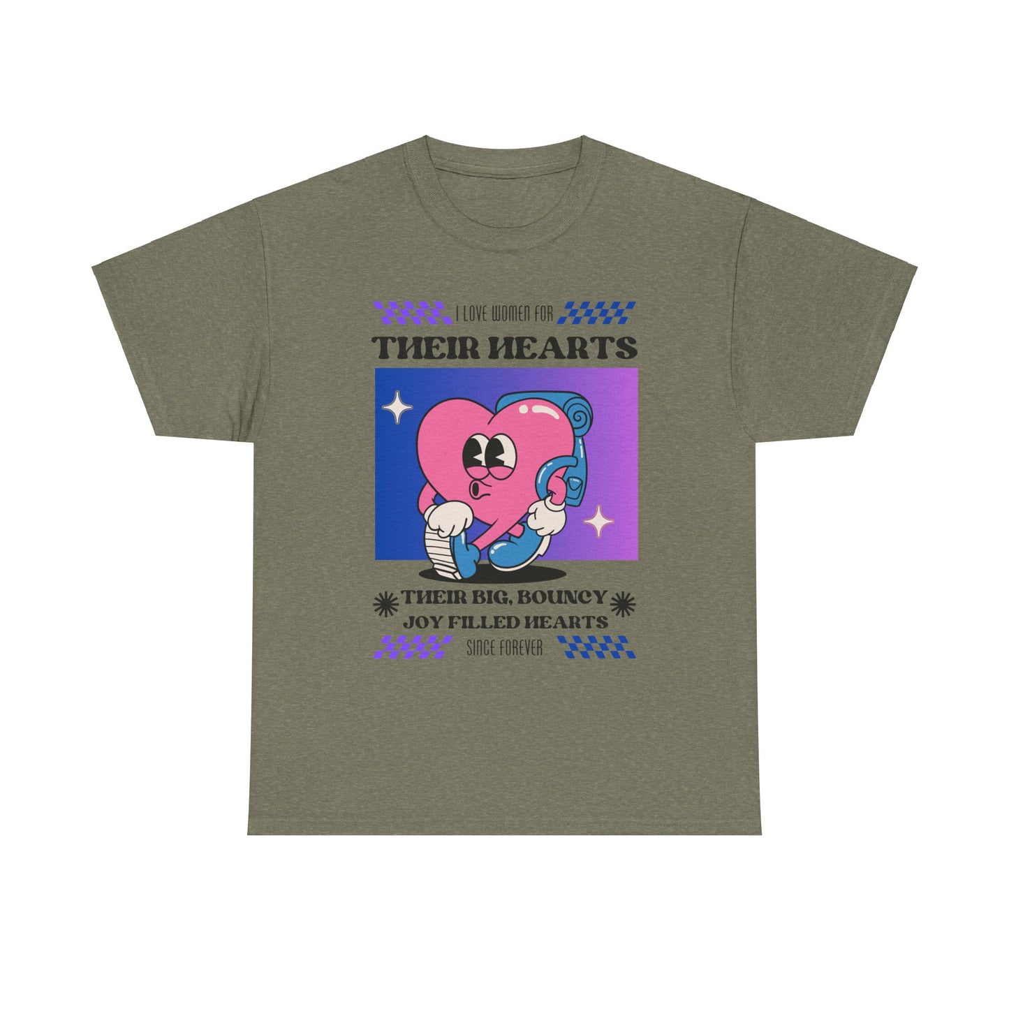Love Hearts Unisex Heavy Cotton Tee