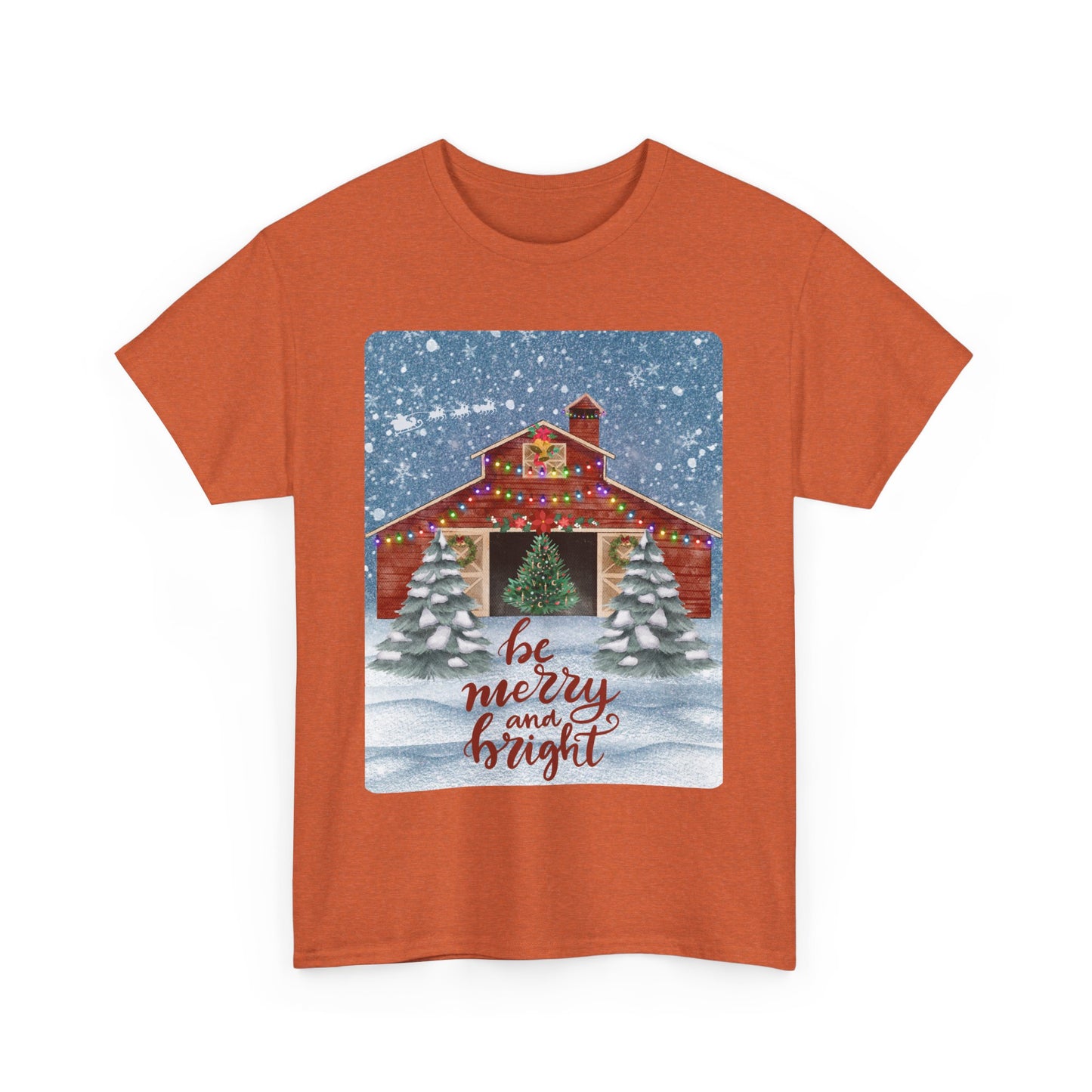 Be Merry Unisex Heavy Cotton Tee