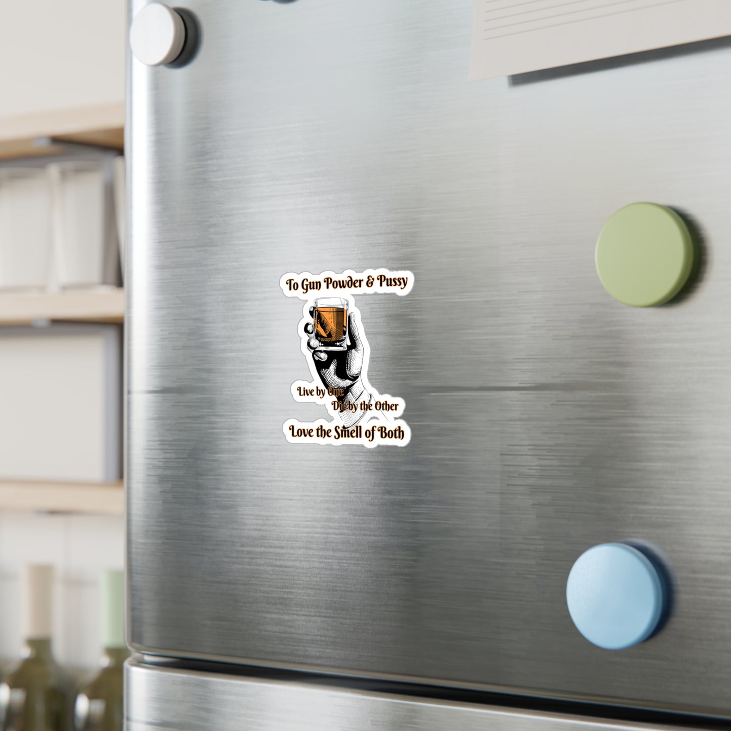 Gun Powder Kiss-Cut Vinyl Decals