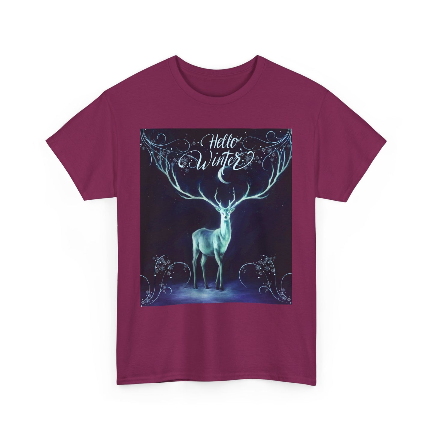 Hello Winter Unisex Heavy Cotton Tee