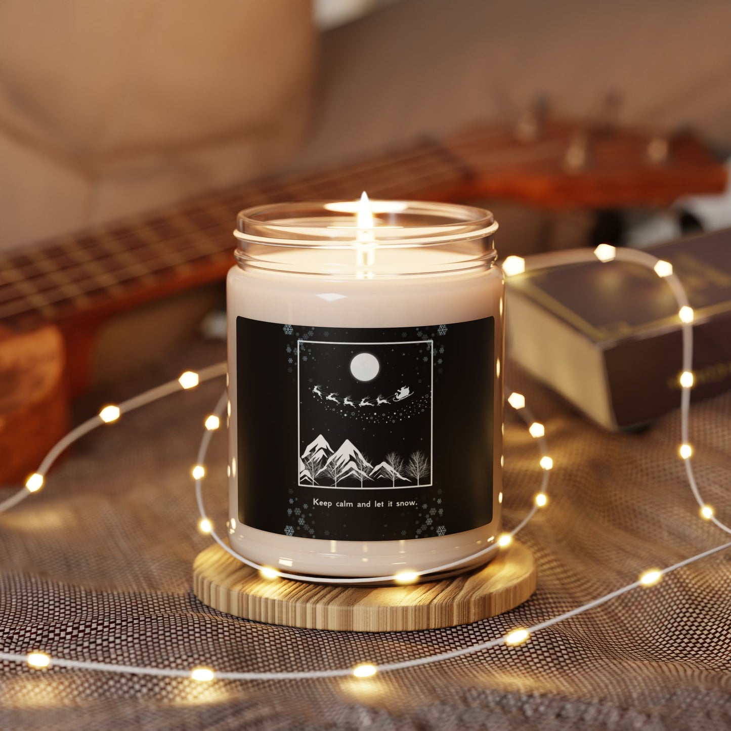 Let it Snow Scented Soy Candle, 9oz