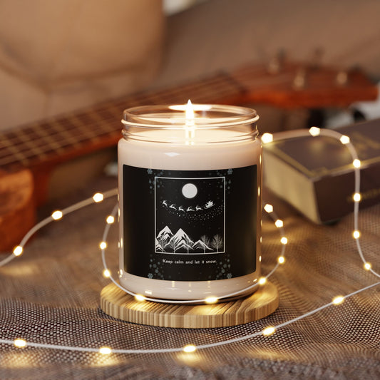 Let it Snow Scented Soy Candle, 9oz