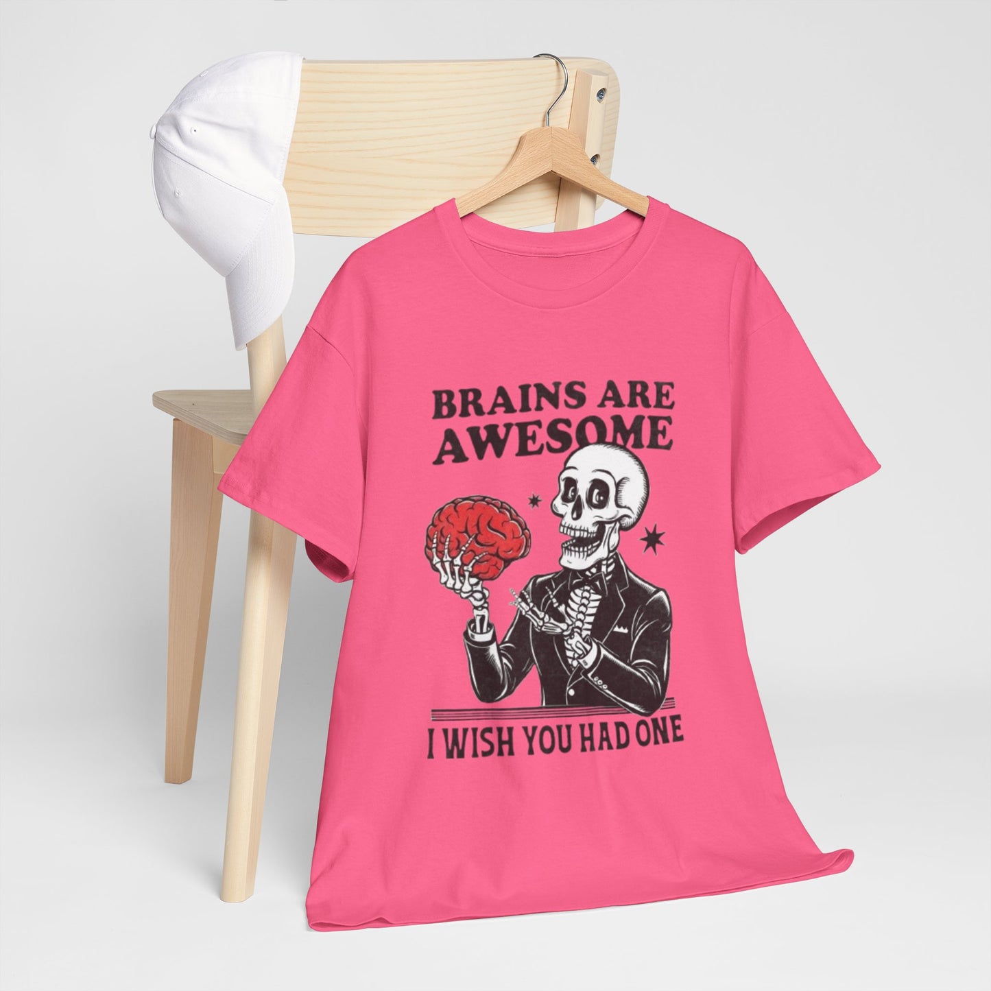 Brains Unisex Heavy Cotton Tee