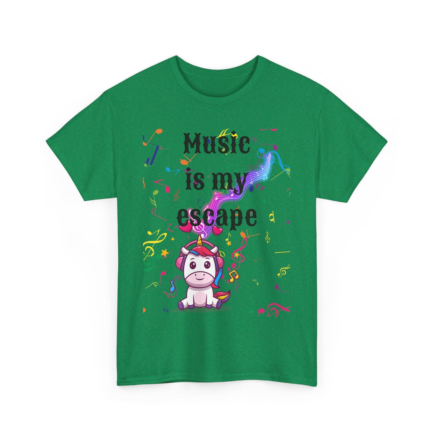 Music is Unisex Heavy Cotton Tee