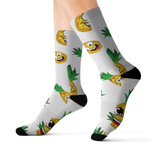 Pineapple Sublimation Socks