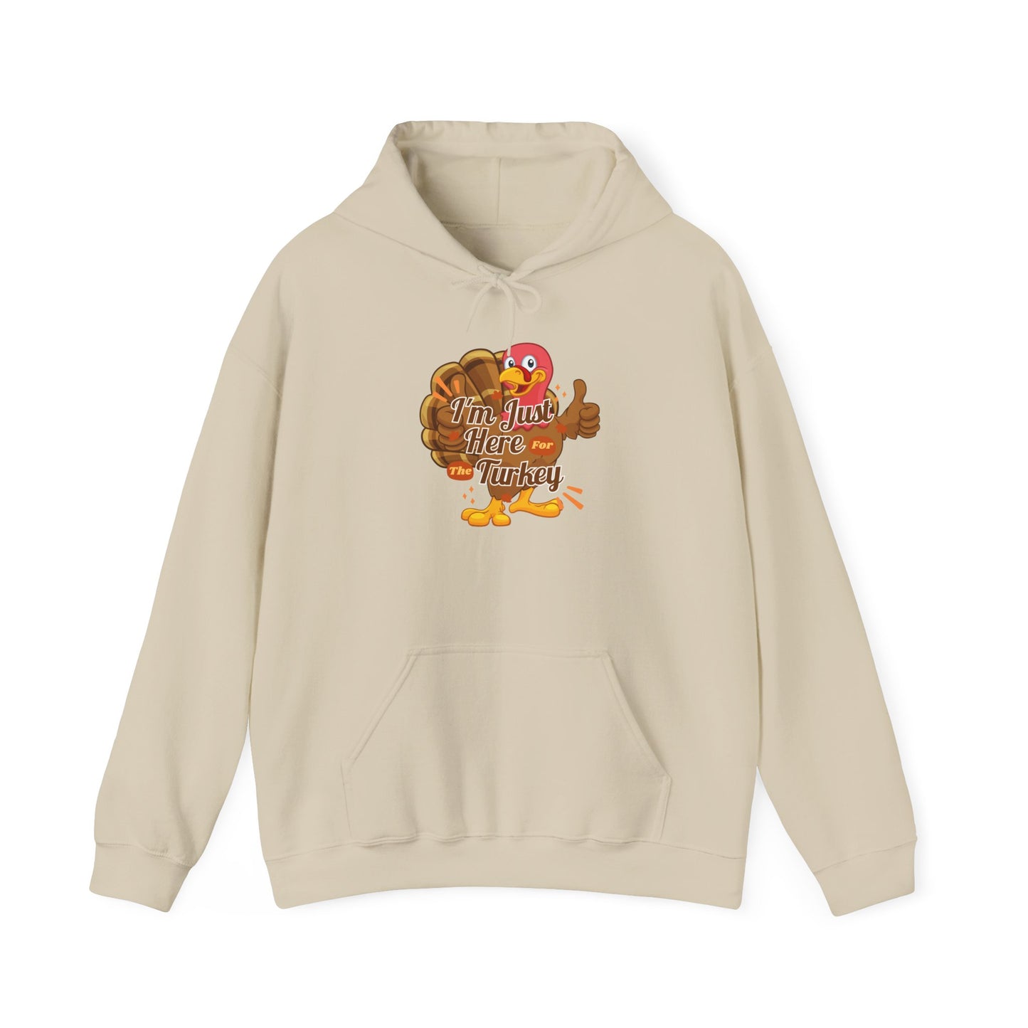 Here for the Turkey Unisex Heavy Blend™ Hooded Sweatshirt