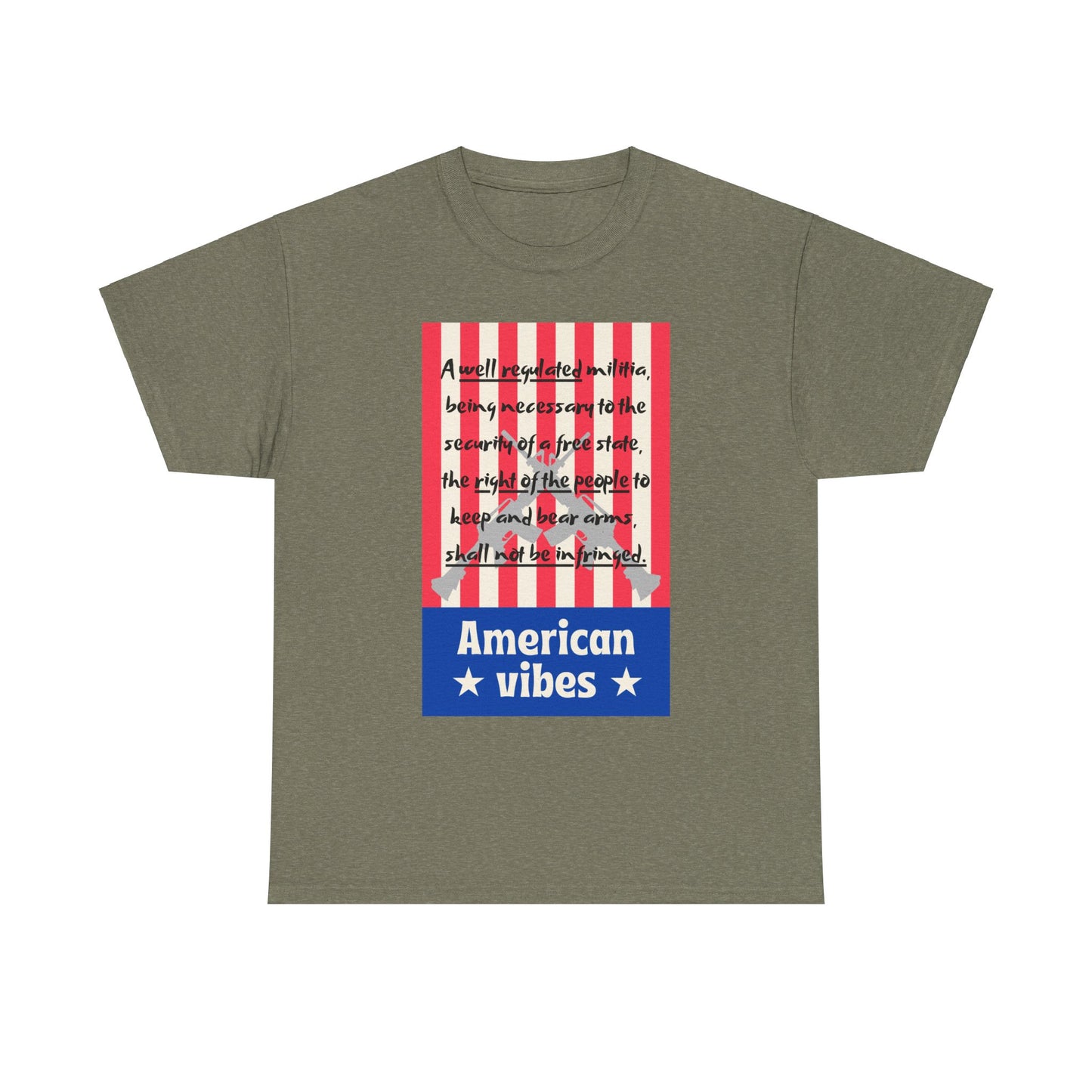 American Vibes Unisex Heavy Cotton Tee