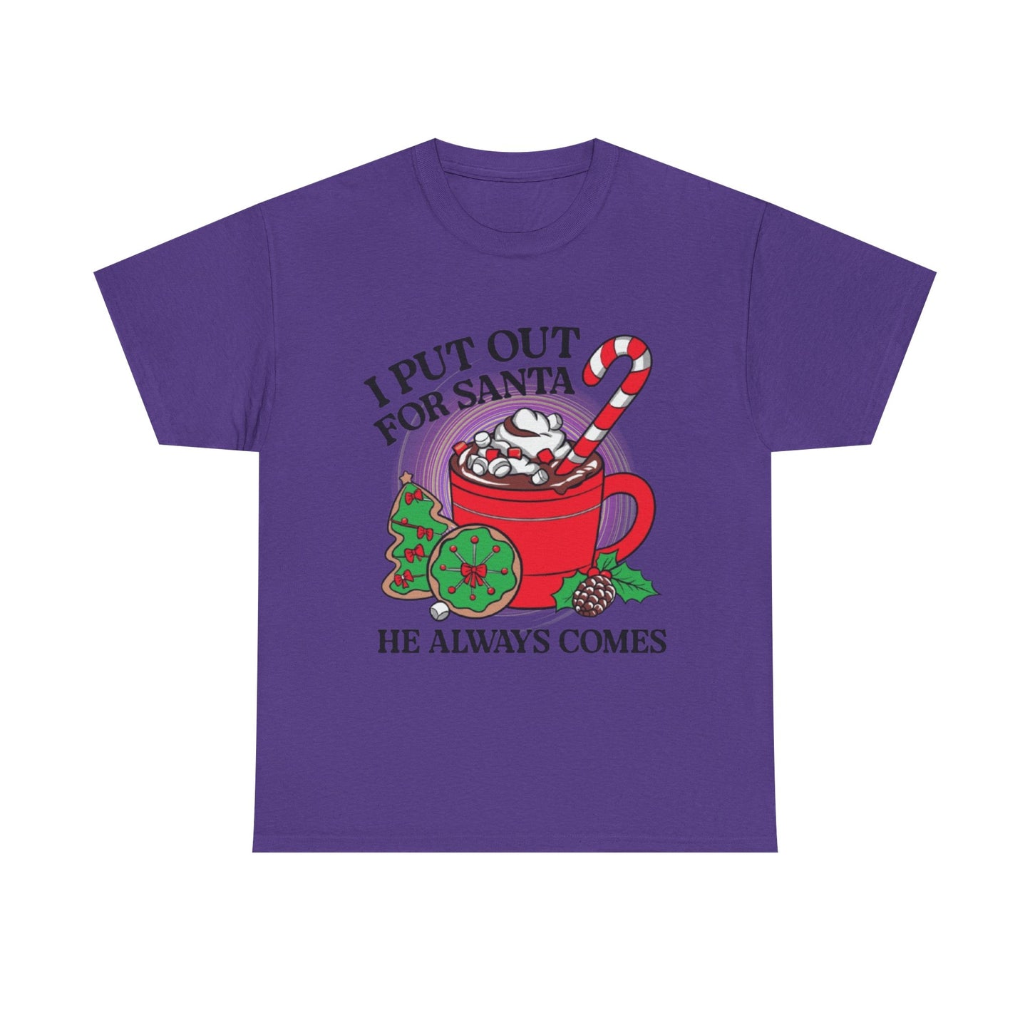 Put out for Santa Unisex Heavy Cotton Tee