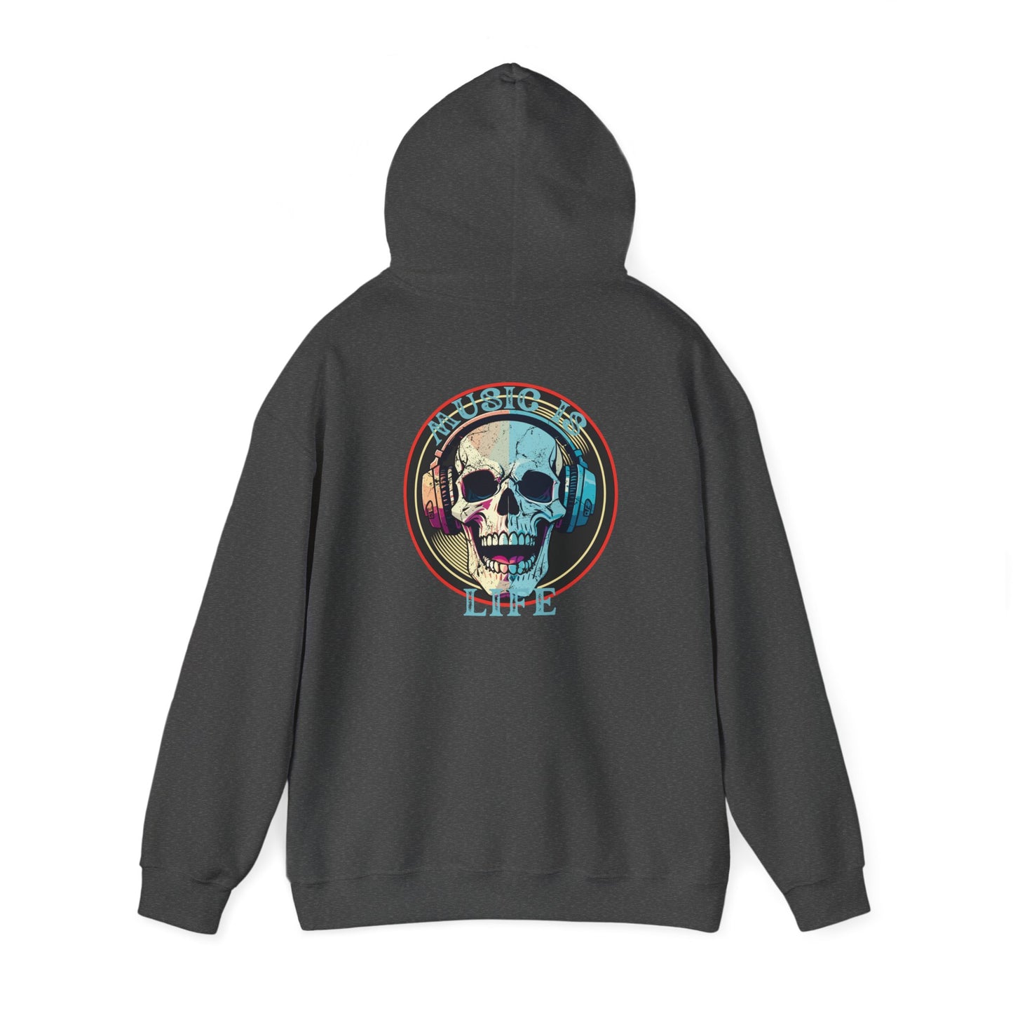 Music is Life Unisex Heavy Blend™ Hooded Sweatshirt