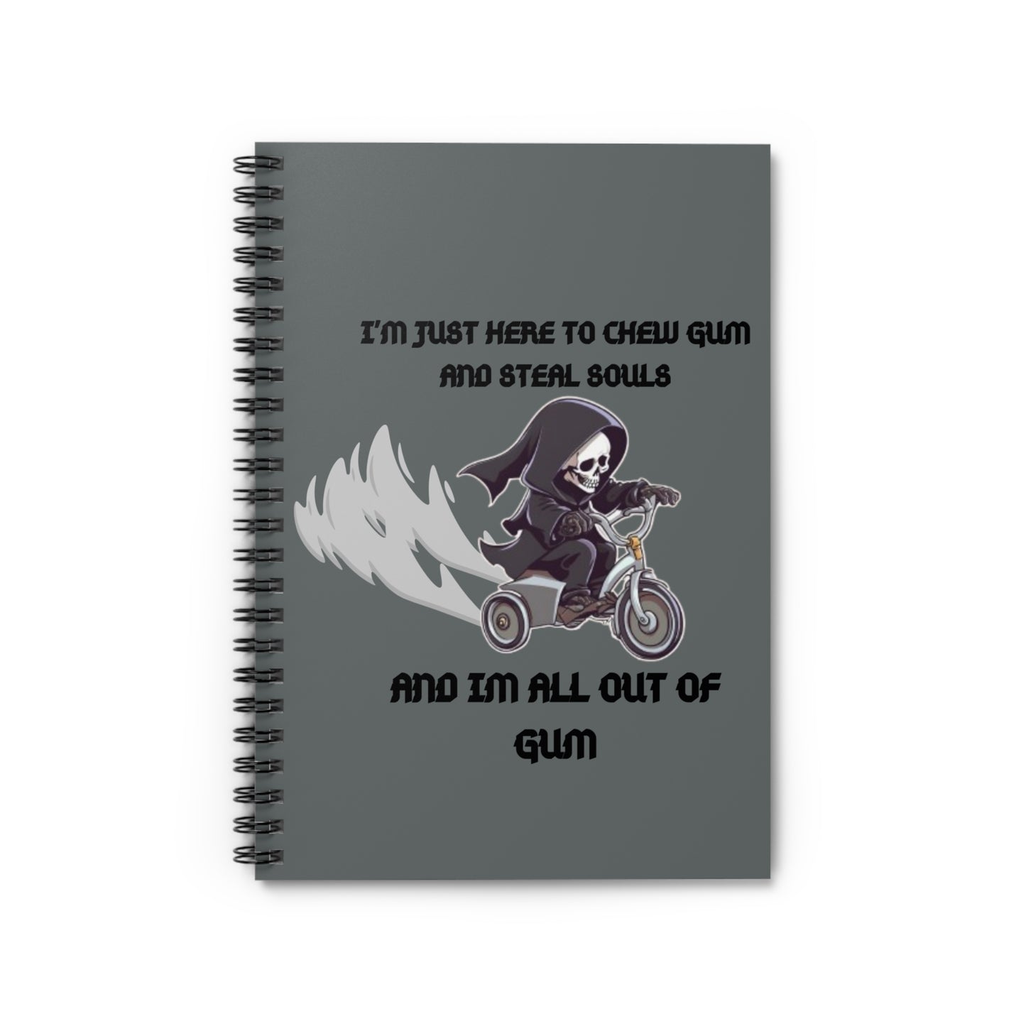 Steal Souls Spiral Notebook - Ruled Line