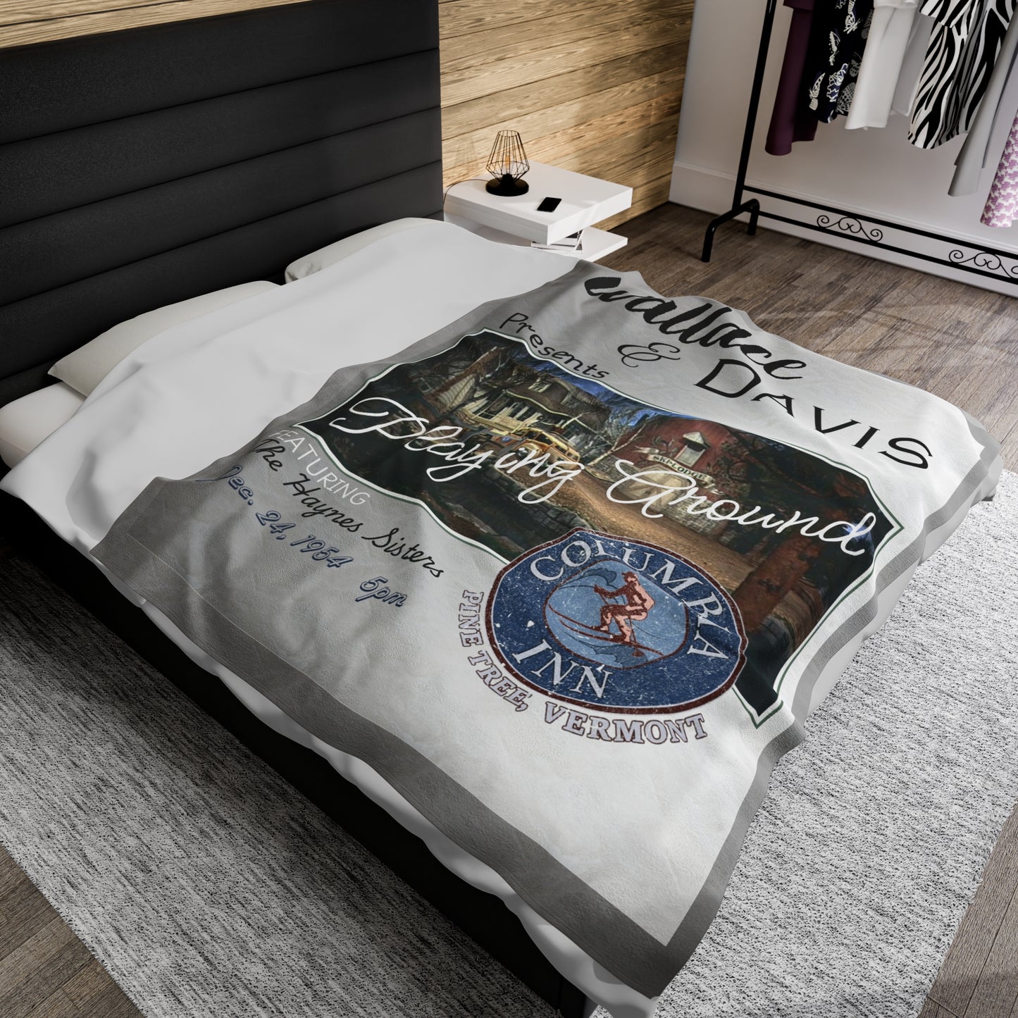 Wallace and Davis Velveteen Plush Blanket