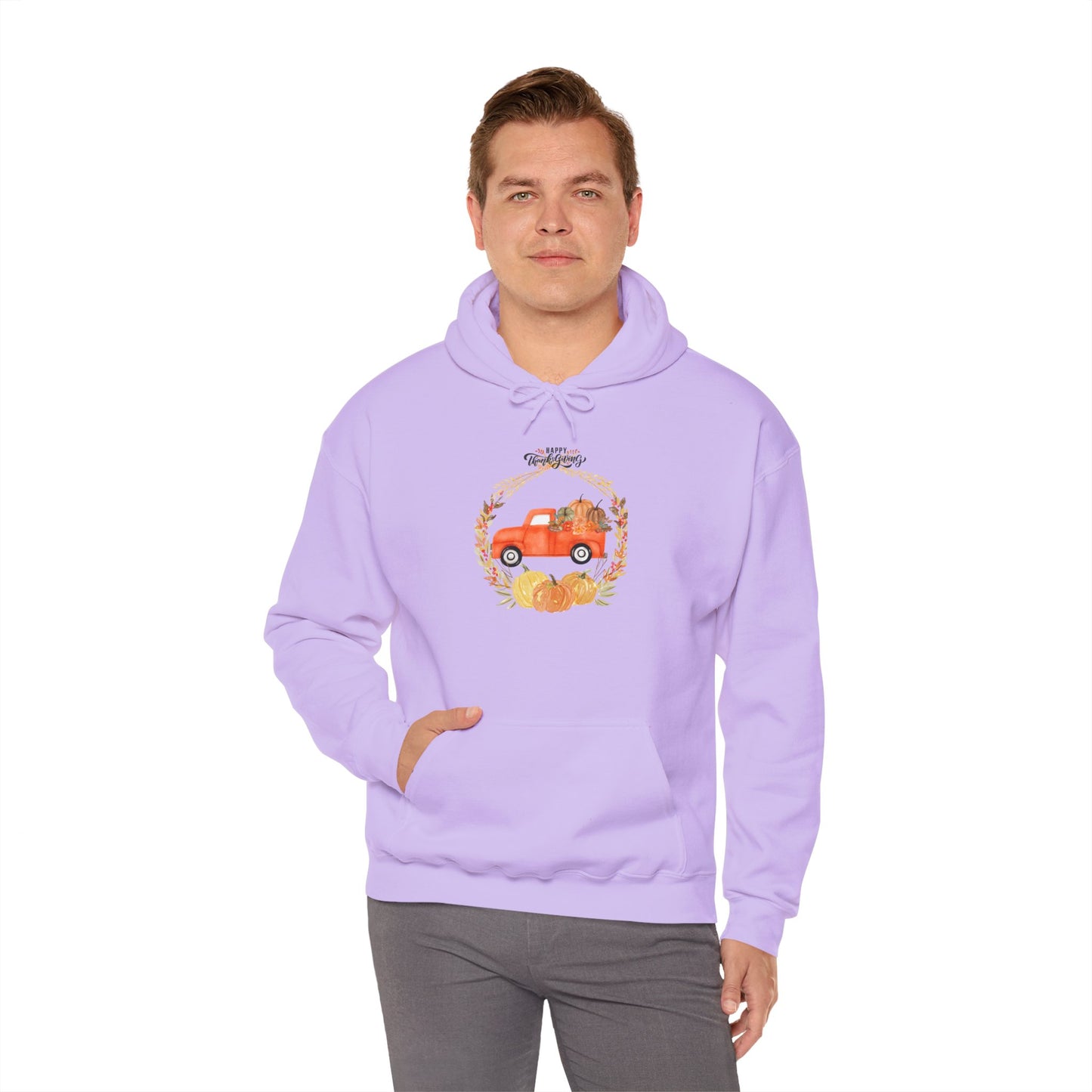 Happy Thanksgiving Unisex Heavy Blend™ Hooded Sweatshirt