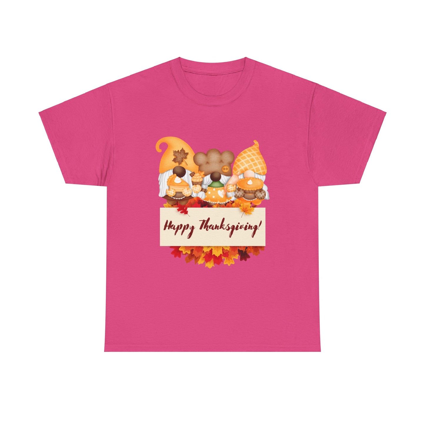 Gnome Thanksgiving Unisex Heavy Cotton Tee