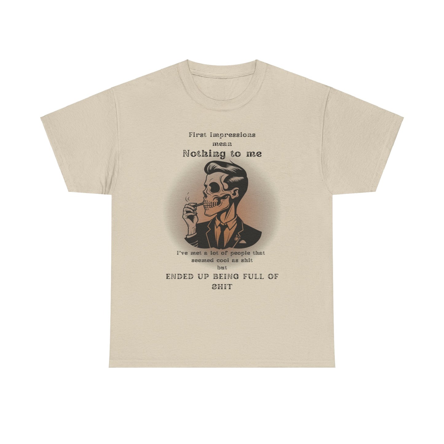 First Impressions Unisex Heavy Cotton Tee
