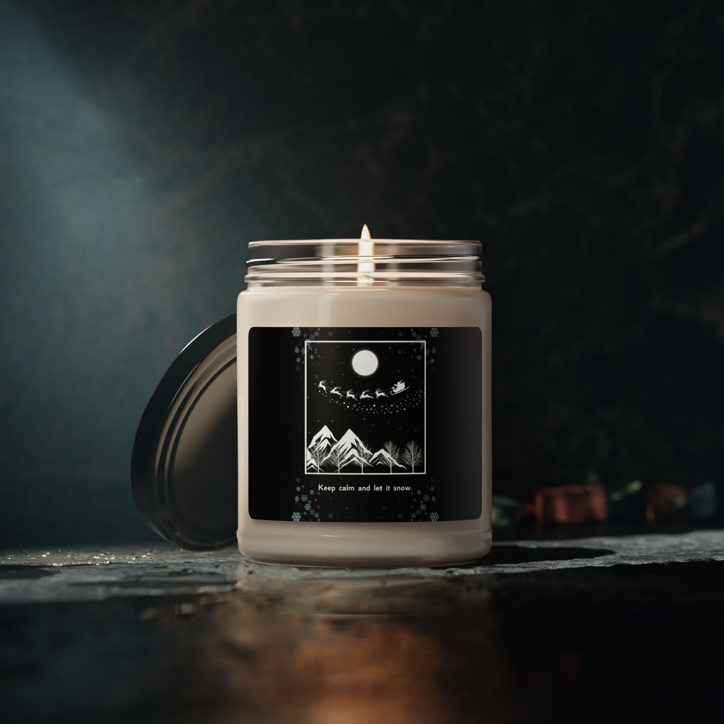 Let it Snow Scented Soy Candle, 9oz