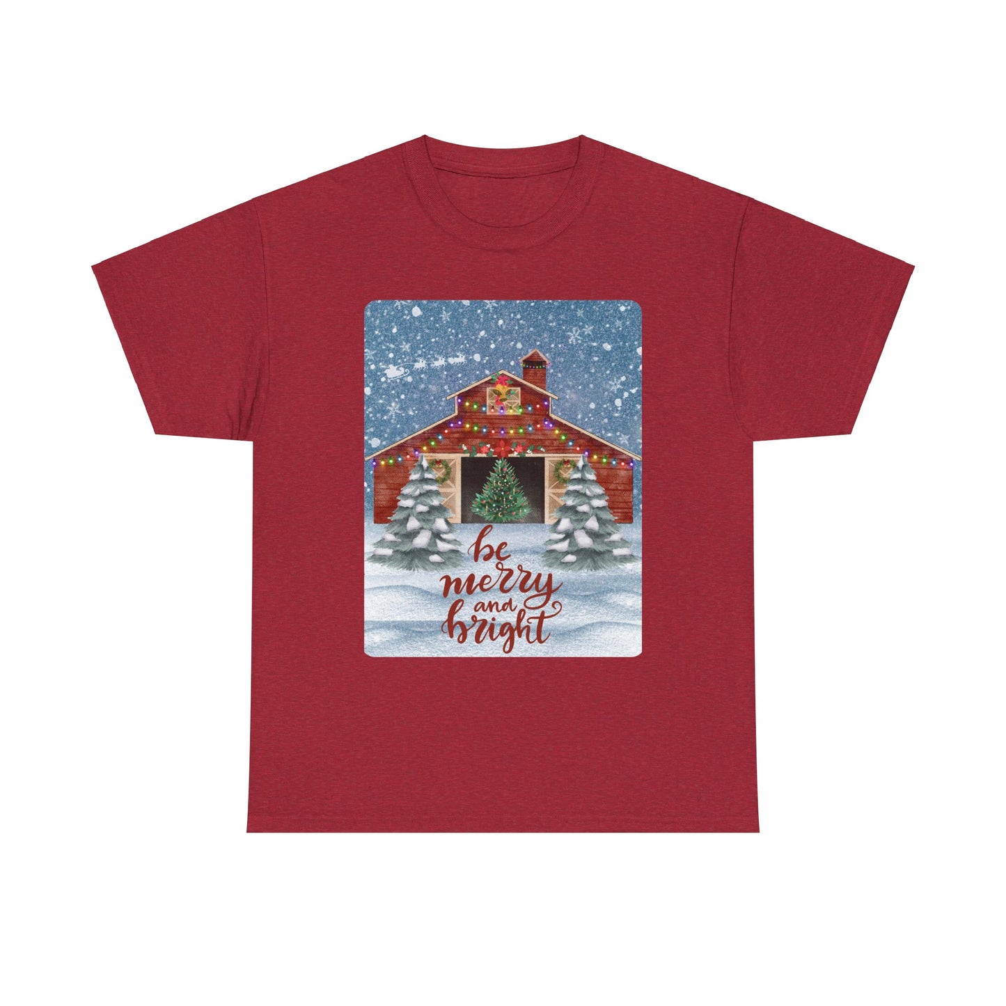 Be Merry Unisex Heavy Cotton Tee