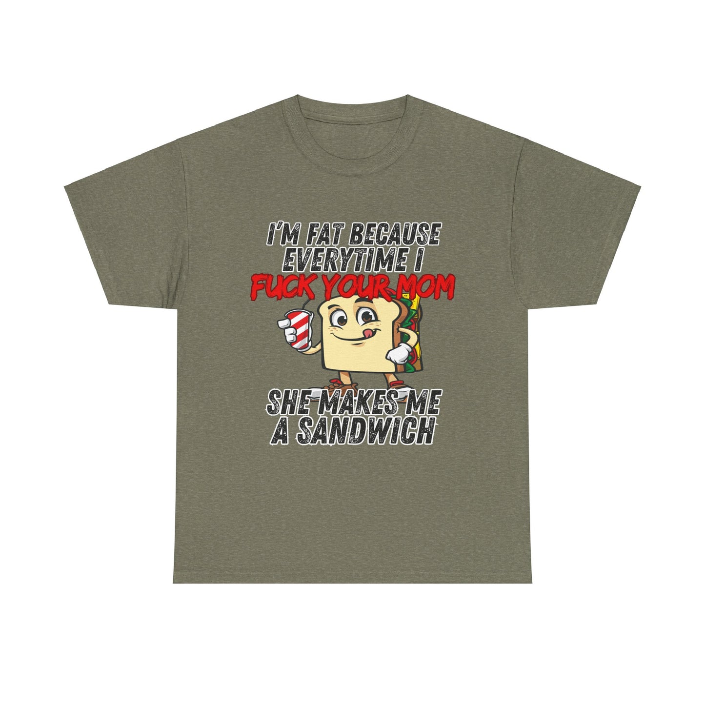 I'm Fat Unisex Heavy Cotton Tee