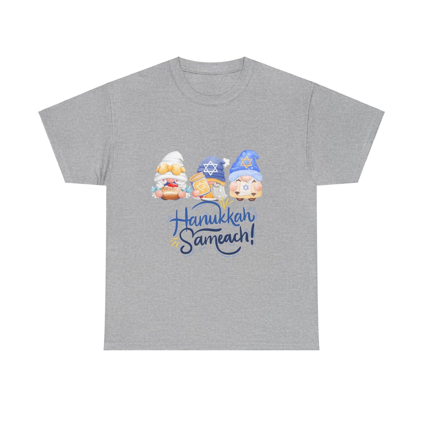 Hanukkah Gnomes Unisex Heavy Cotton Tee