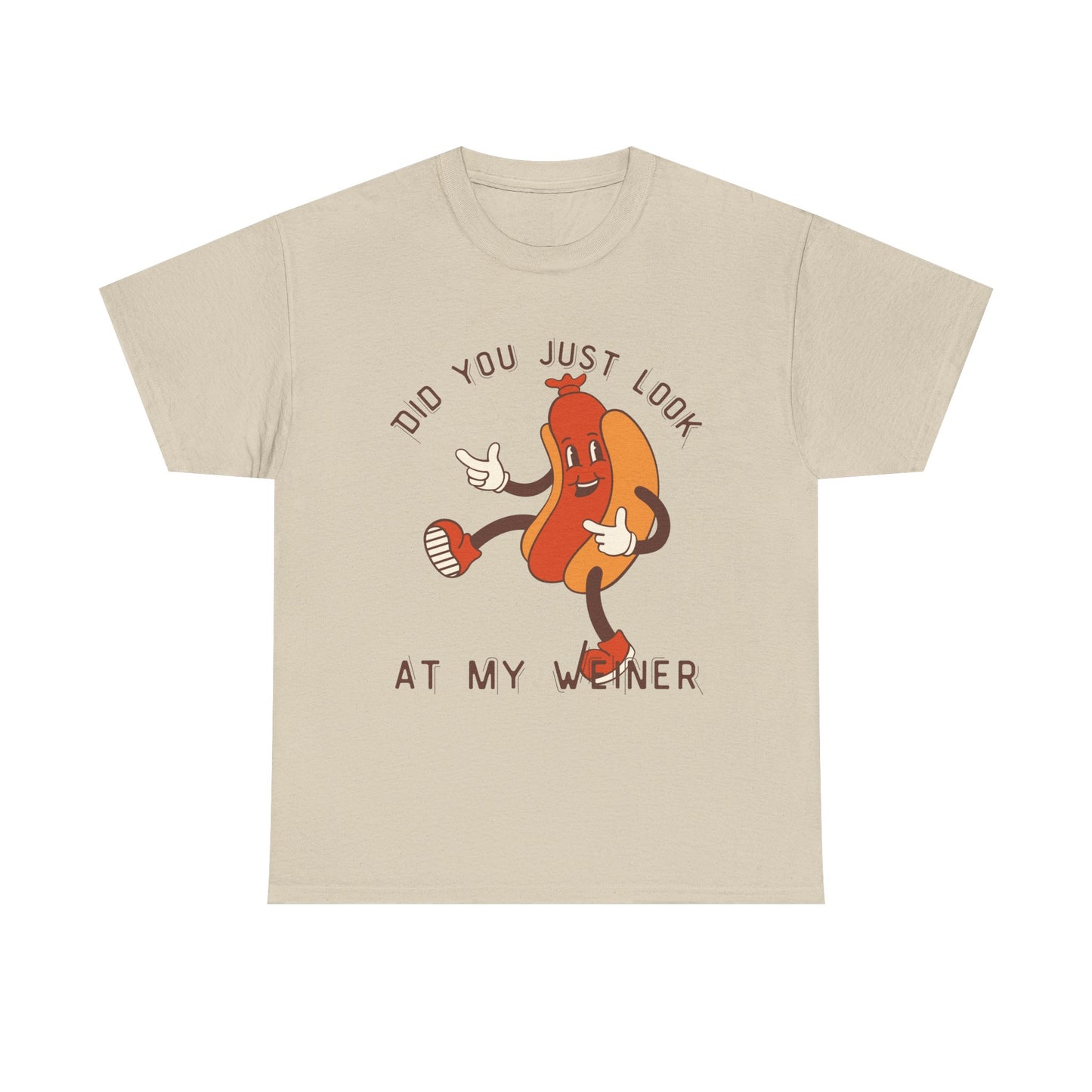 Did You Just Look -Unisex Heavy Cotton Tee