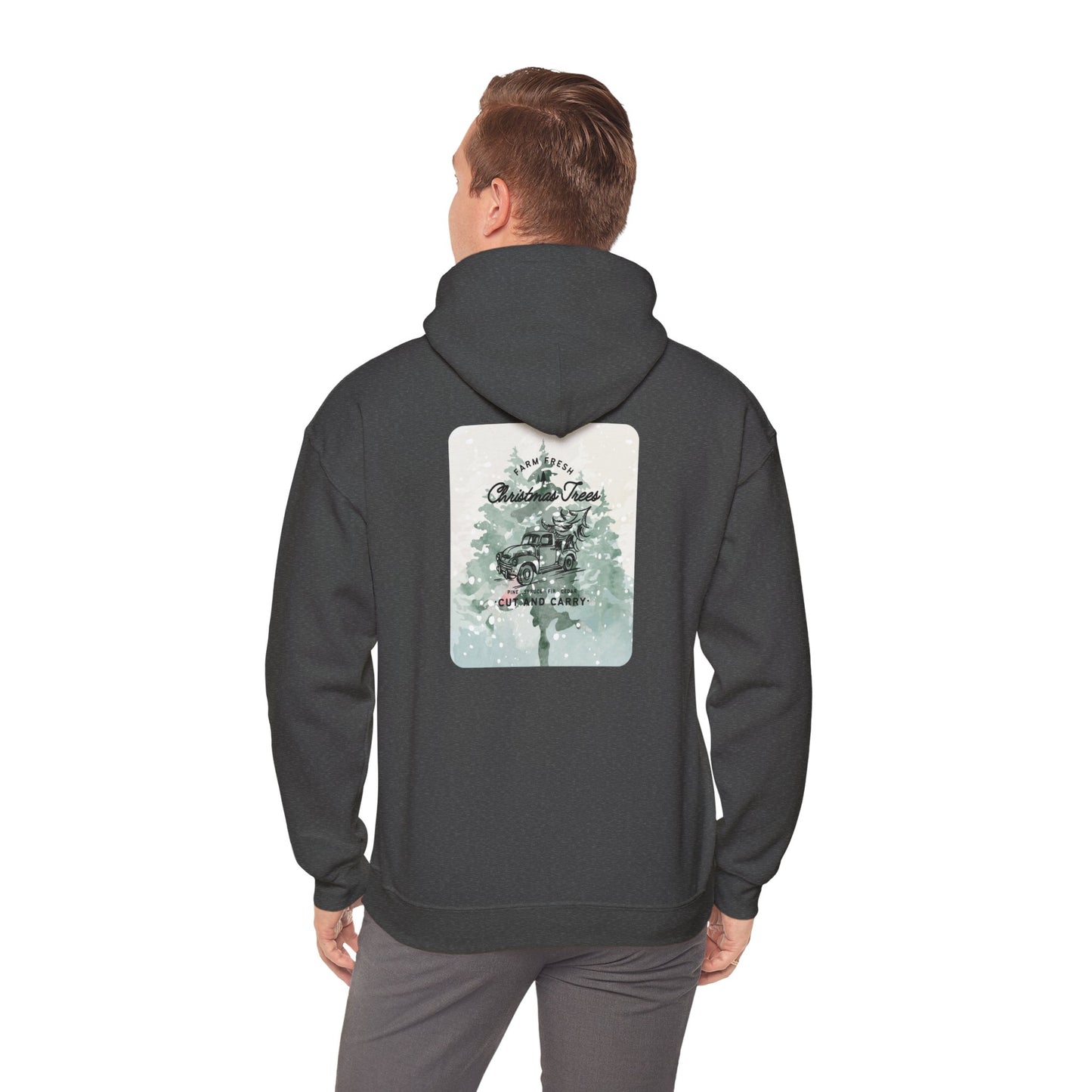 Christmas Trees Unisex Heavy Blend™ Hooded Sweatshirt