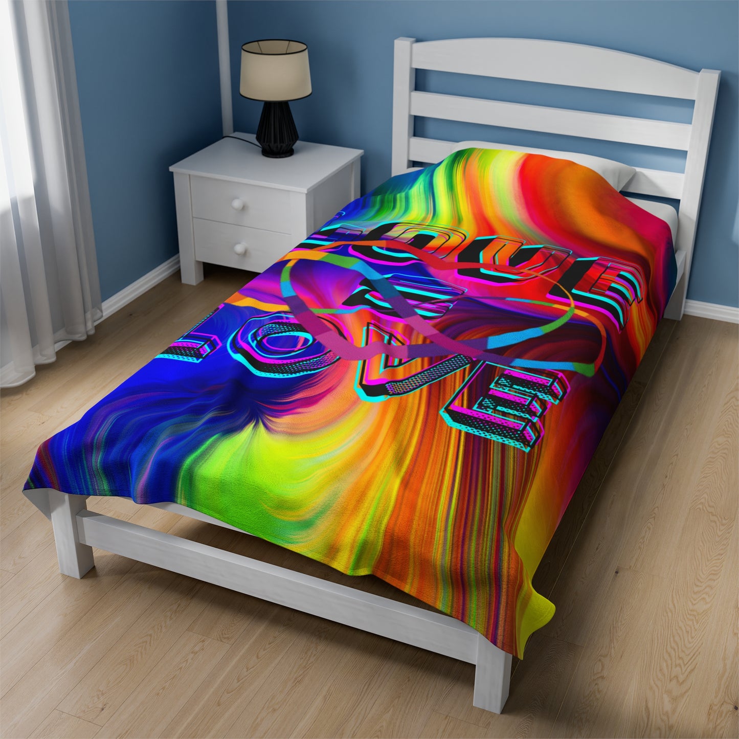Love Velveteen Plush Blanket