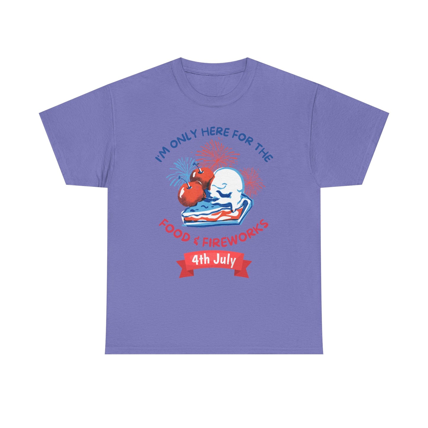 Food & Fireworks Unisex Heavy Cotton Tee