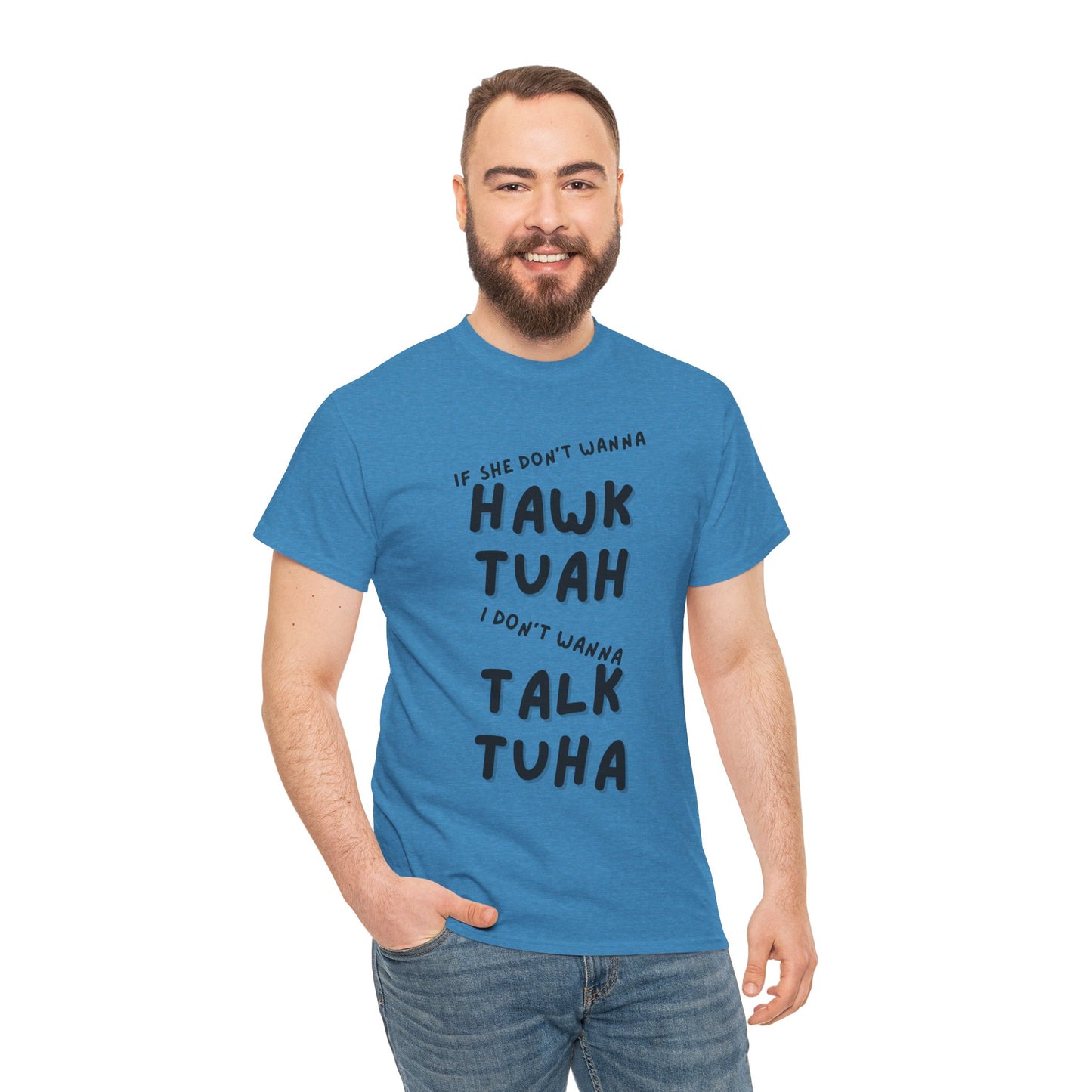 Hawk Tuah Unisex Heavy Cotton Tee